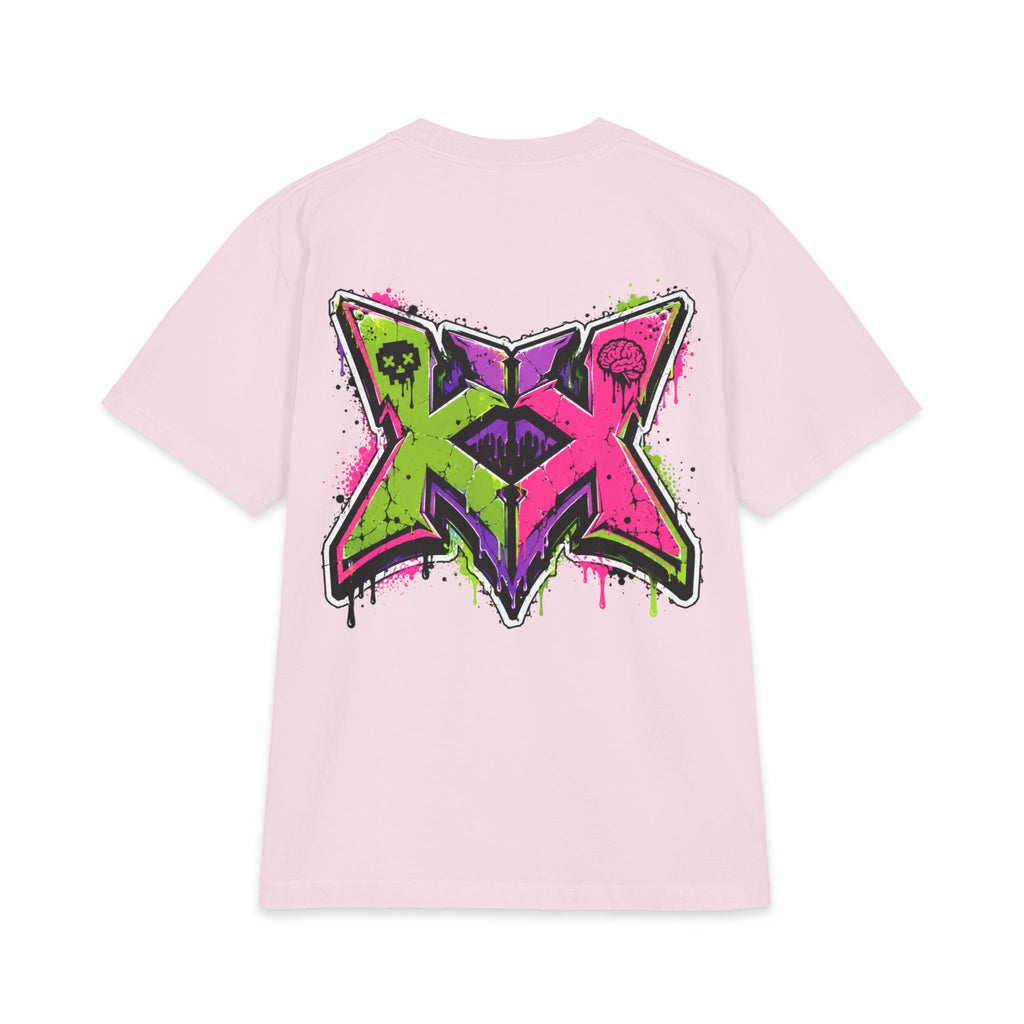 Brainrot Blvd Graphic Tee — Neon Graffiti Street Art T-Shirt