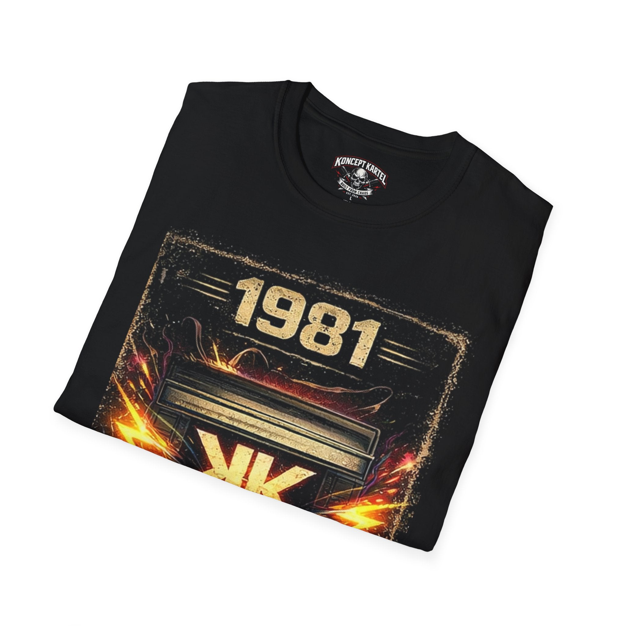 1981 Retro Arcade T-Shirt — Koncept Kartel Gen X Graphic Tee