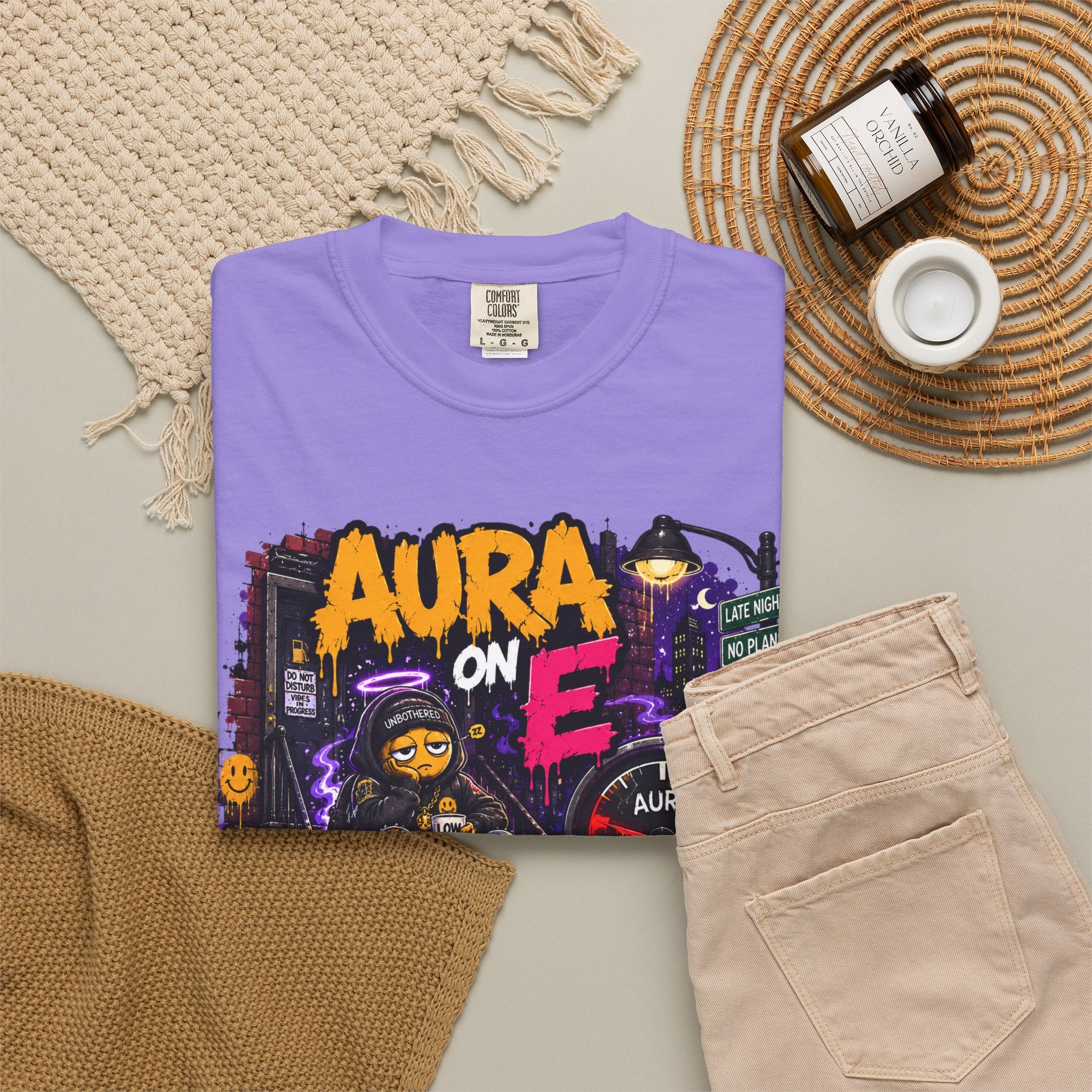 Aura On, Still Outside T-Shirt — Urban Graffiti Gaming Tee