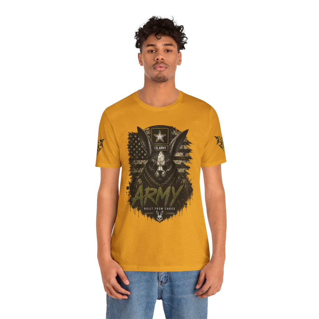 Army We Lead The Way Graphic Tee — Military Skull & Flag T-Shirt