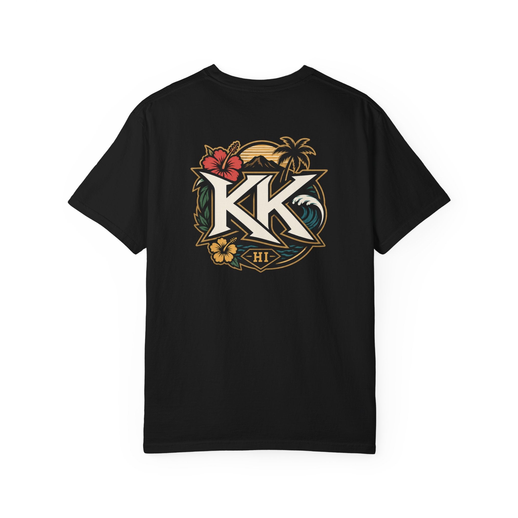 Hawaii Island Vibes T-Shirt — 'Island Time, Main Character Vibes' Tropical Tee