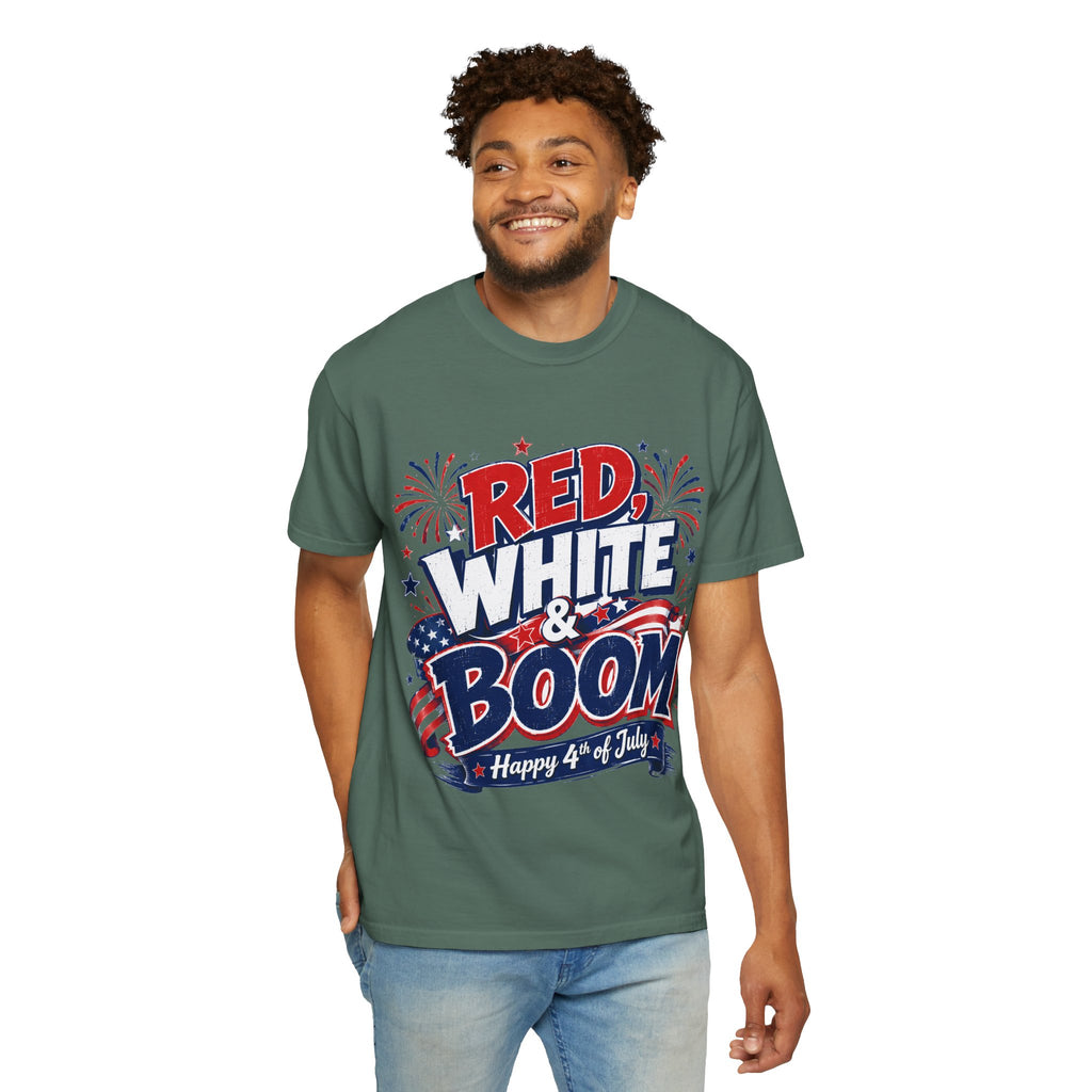 Red, White & Boom 4th of July T-Shirt