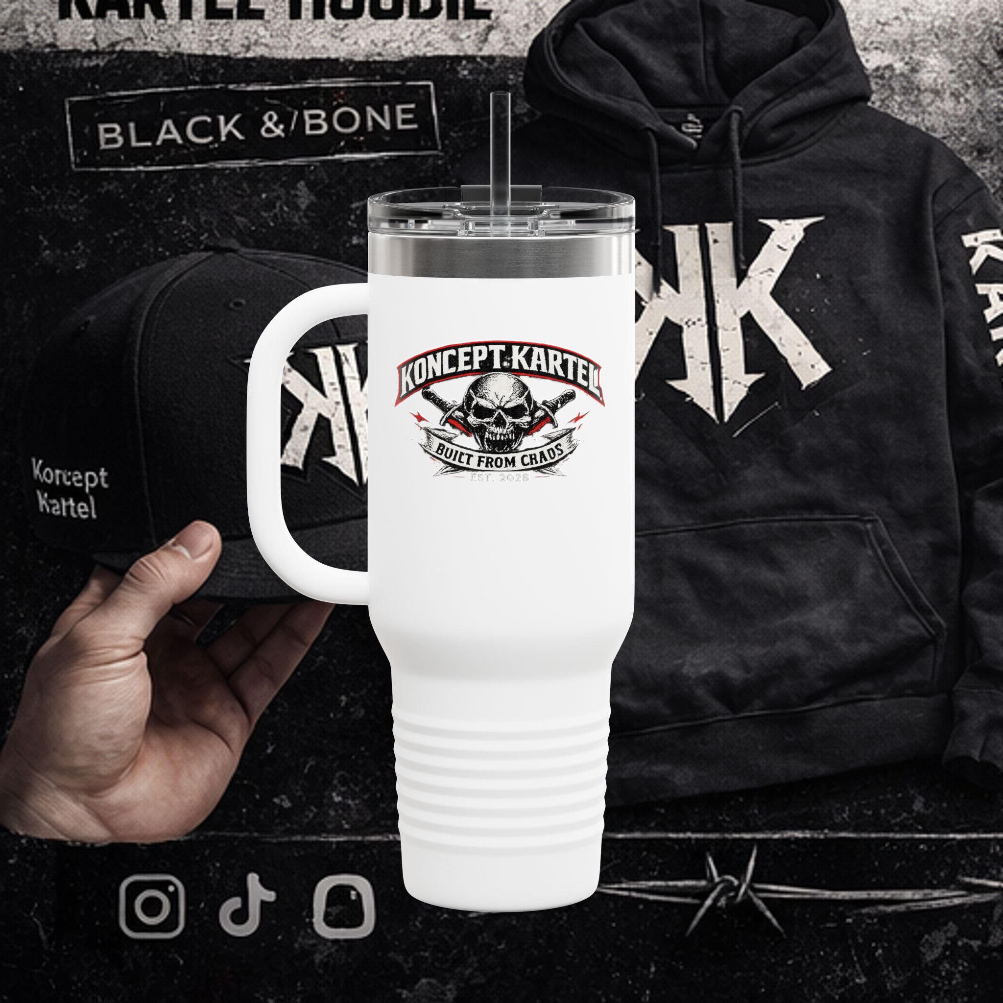Insulated Travel Mug, 40oz