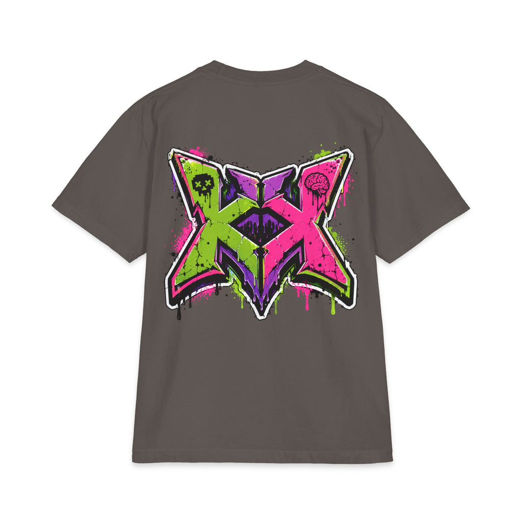 Brainrot Blvd Graphic Tee — Neon Graffiti Street Art T-Shirt