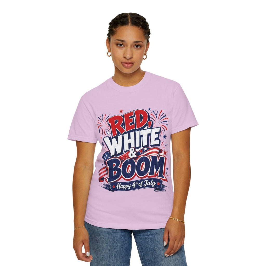 Red, White & Boom 4th of July T-Shirt