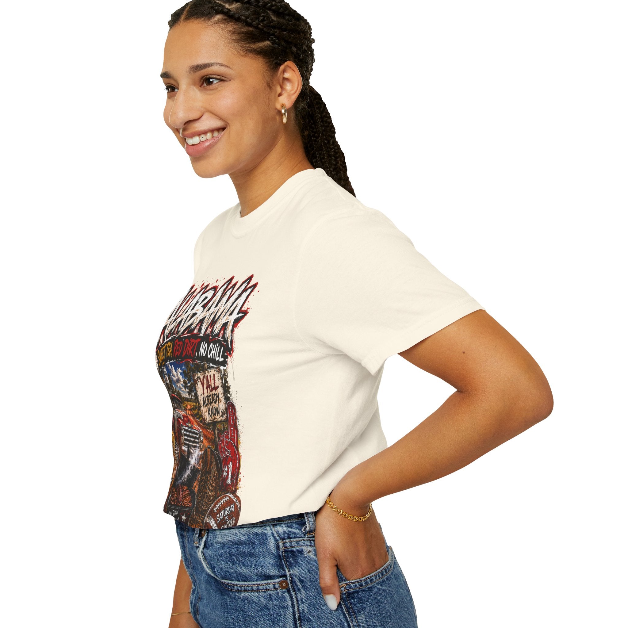 Alabama Vintage Truck T-Shirt — Sweet Tea, No Chill Graphic Tee