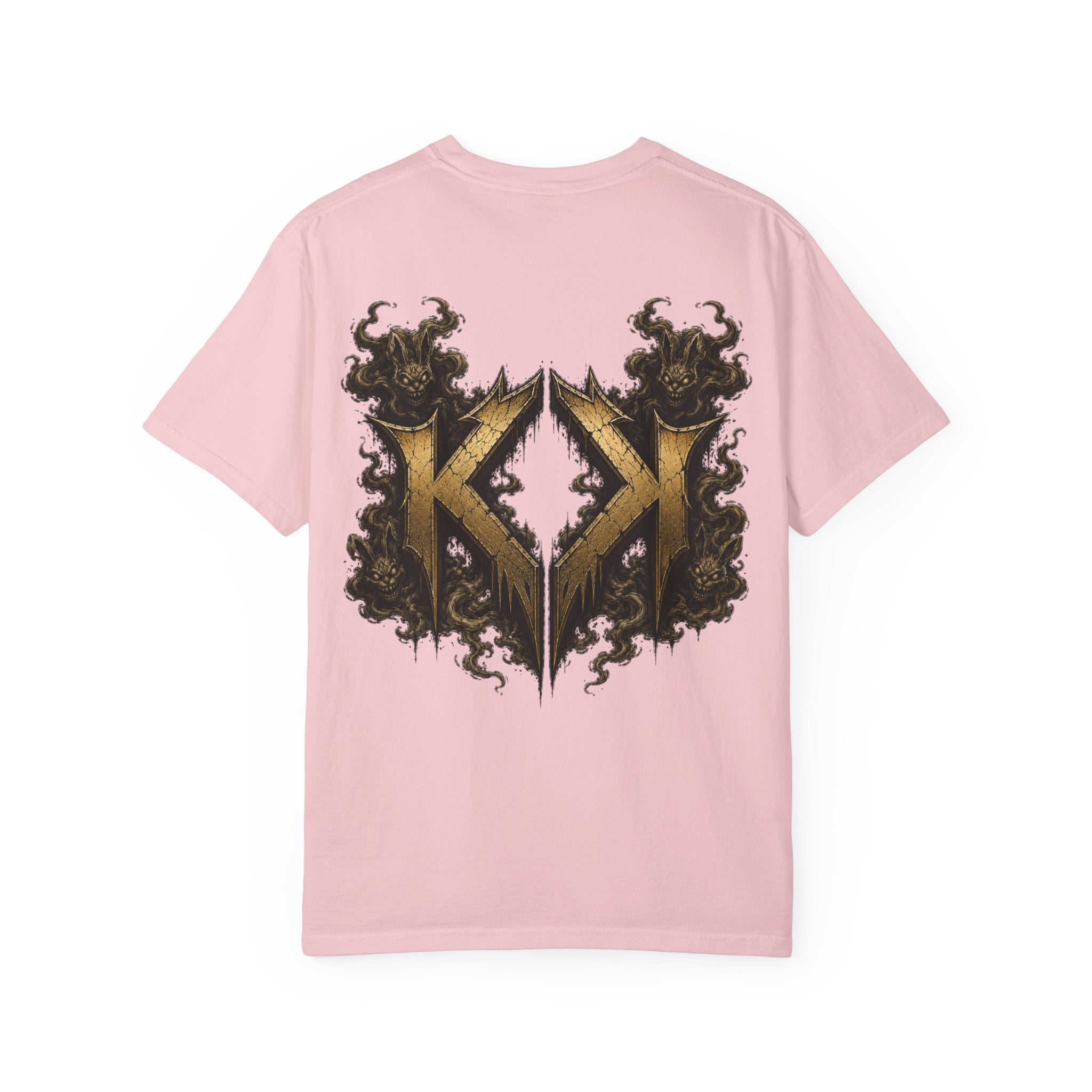 Bass Ackwards Graphic T‑Shirt — Heavy Metal Band Skull Design