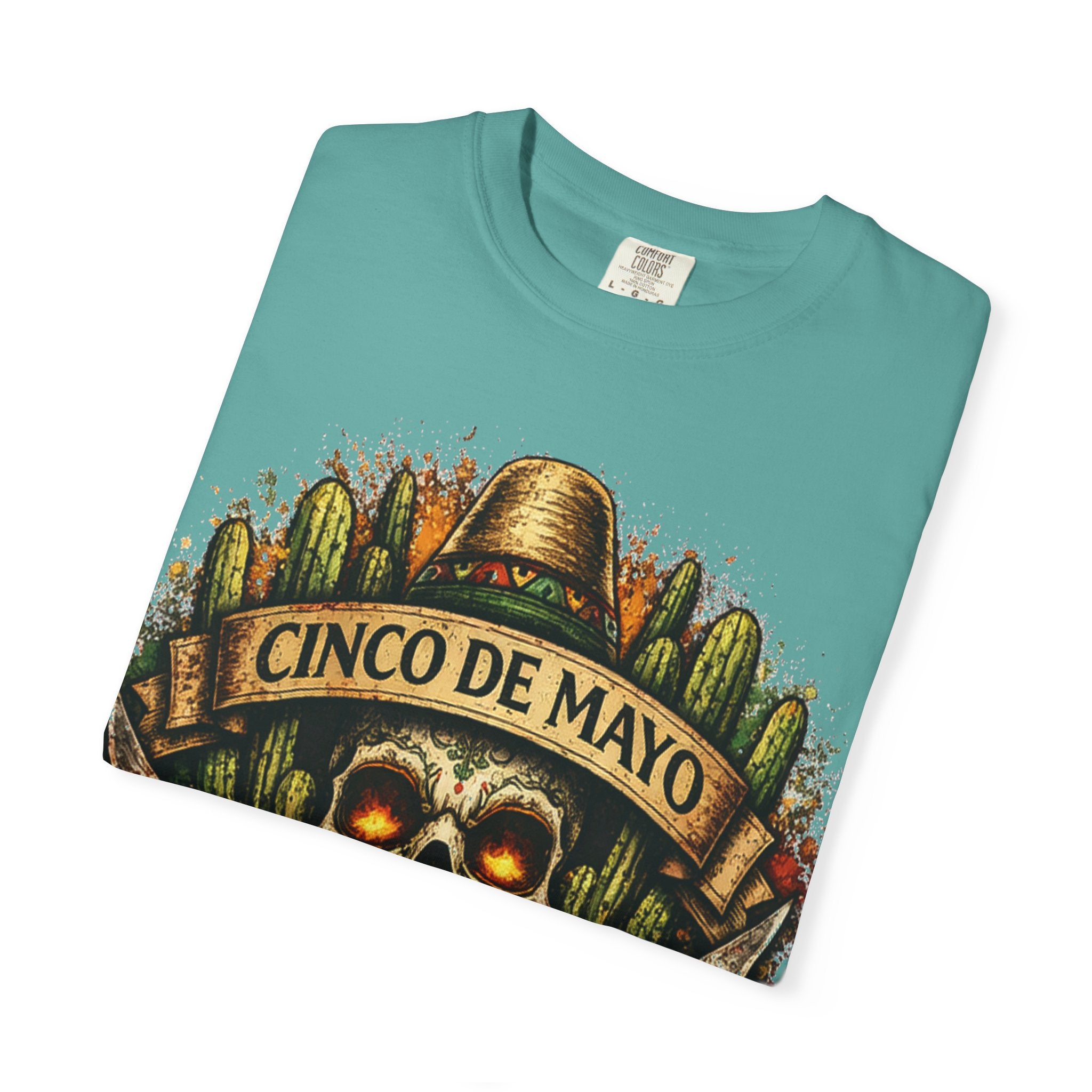 Cinco de Mayo Skull T-Shirt — Mexican Fiesta Graphic Tee