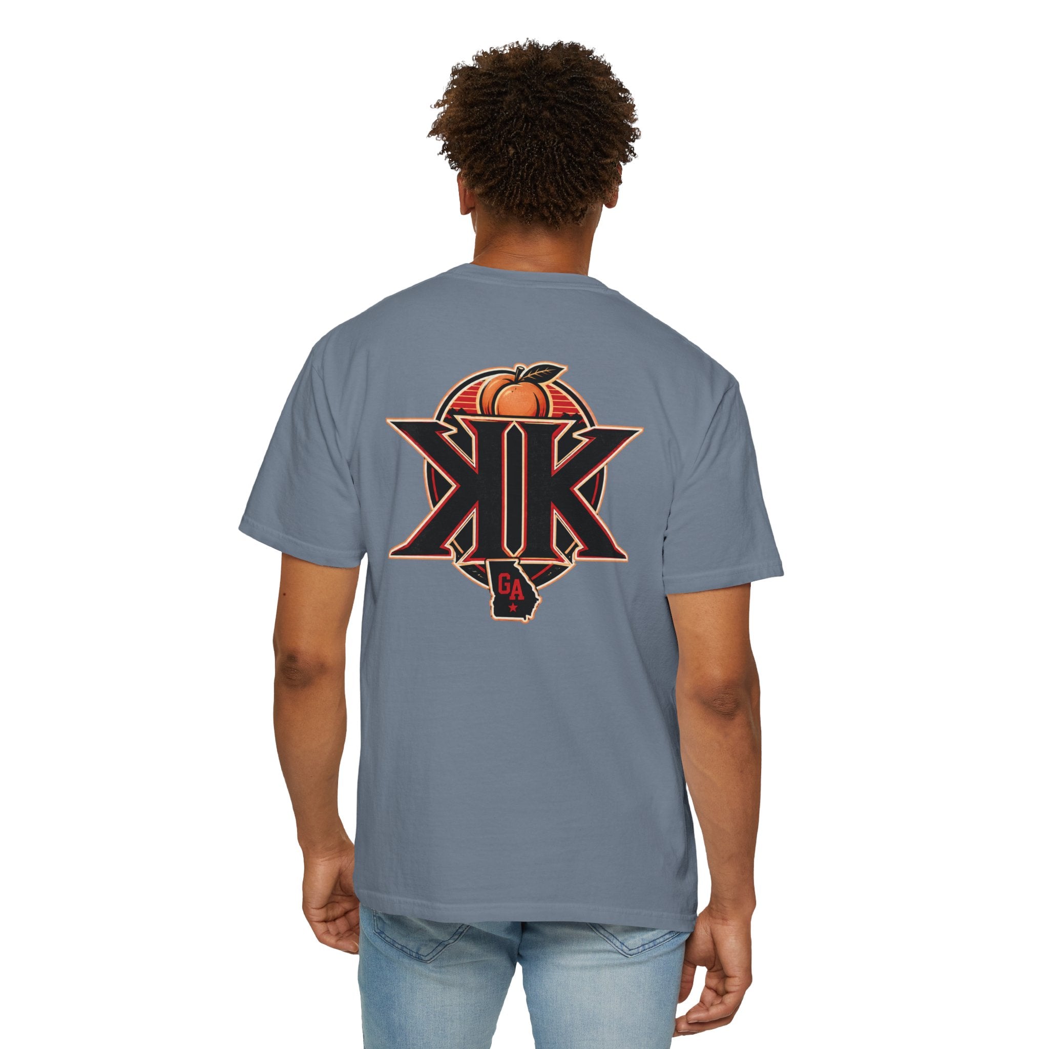 Georgia Peach Vintage Graphic T-Shirt — Atlanta Street Food & Peach State Design