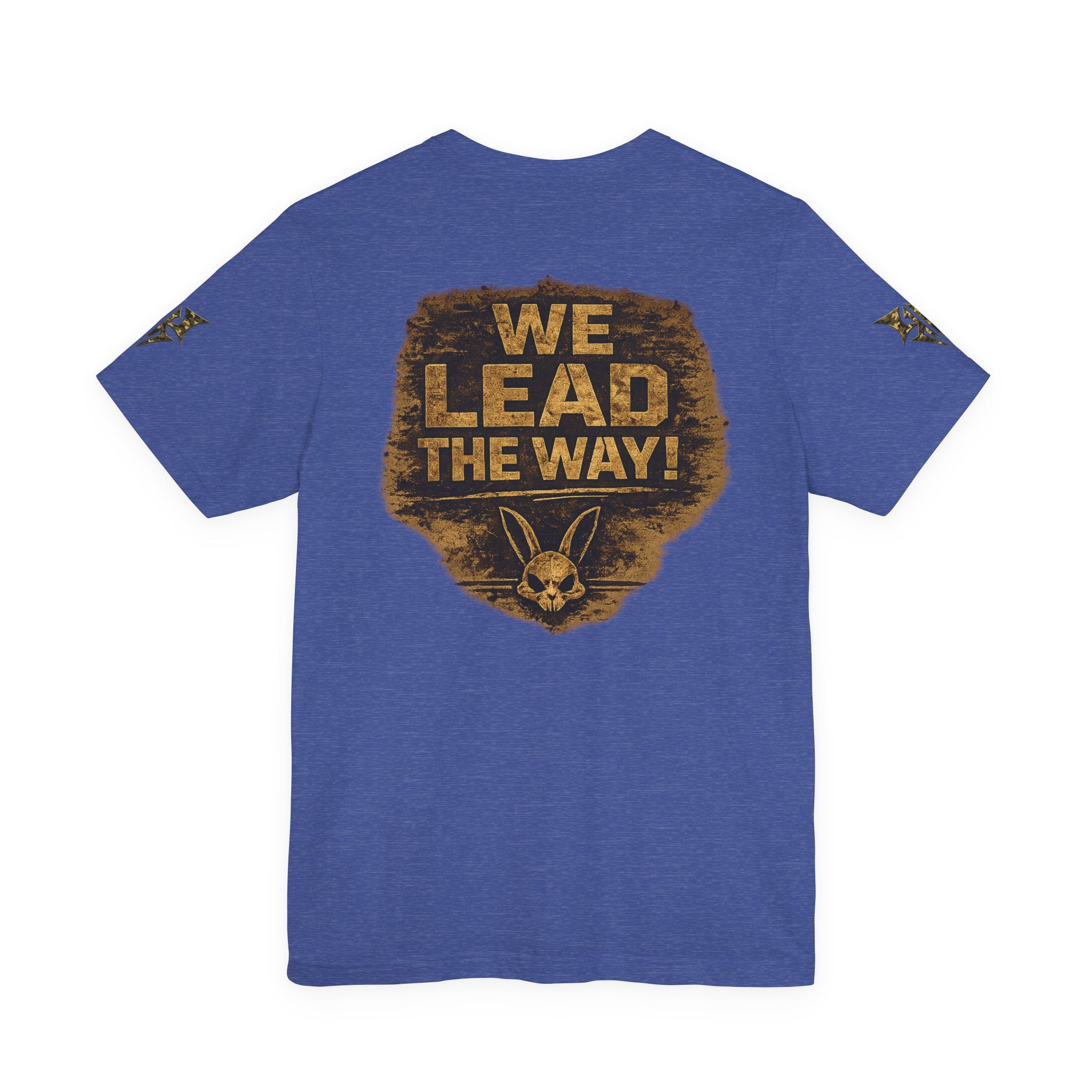 Army We Lead The Way Graphic Tee — Military Skull & Flag T-Shirt