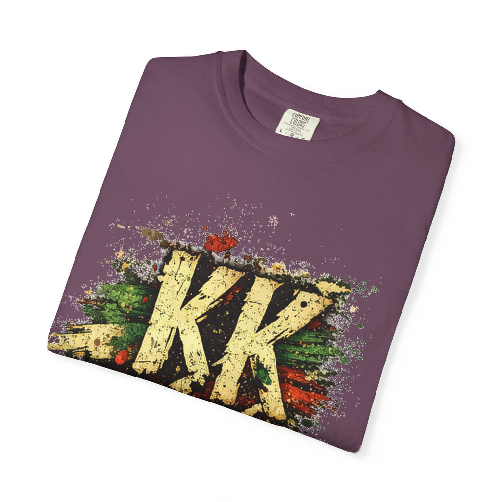Cinco de Mayo Graphic T-Shirt — 'KK' Distressed Mexican Flag Design