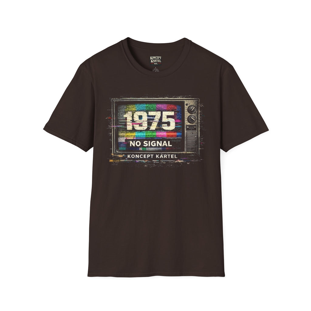 Retro TV Test Pattern Graphic Tee — Vintage 90s Aesthetic T-Shirt