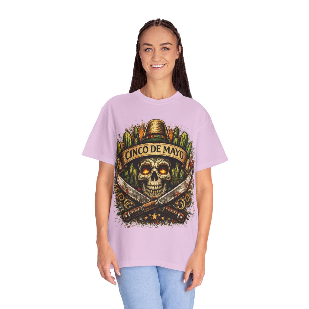 Cinco de Mayo Skull T-Shirt — Mexican Fiesta Graphic Tee