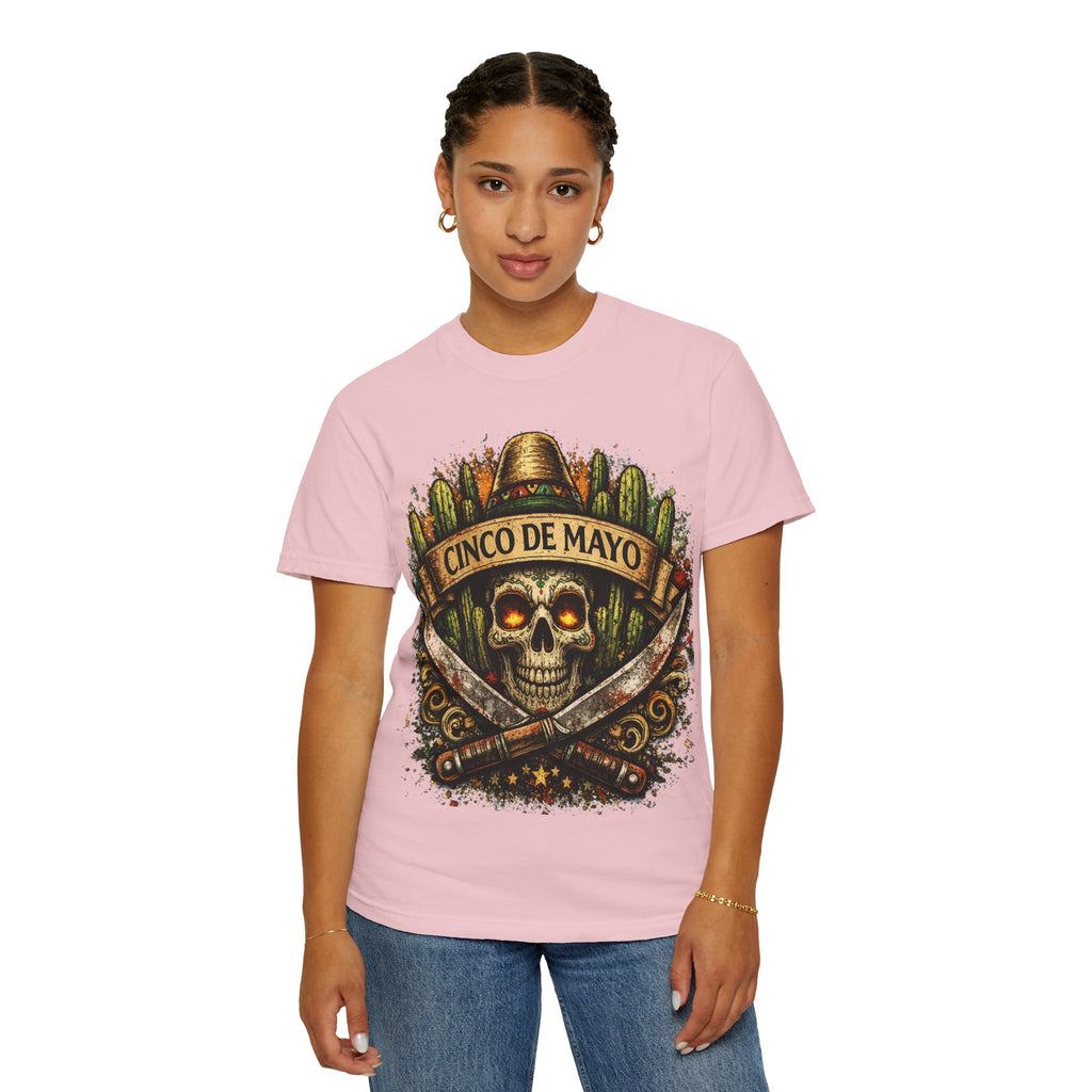 Cinco de Mayo Skull T-Shirt — Mexican Fiesta Graphic Tee