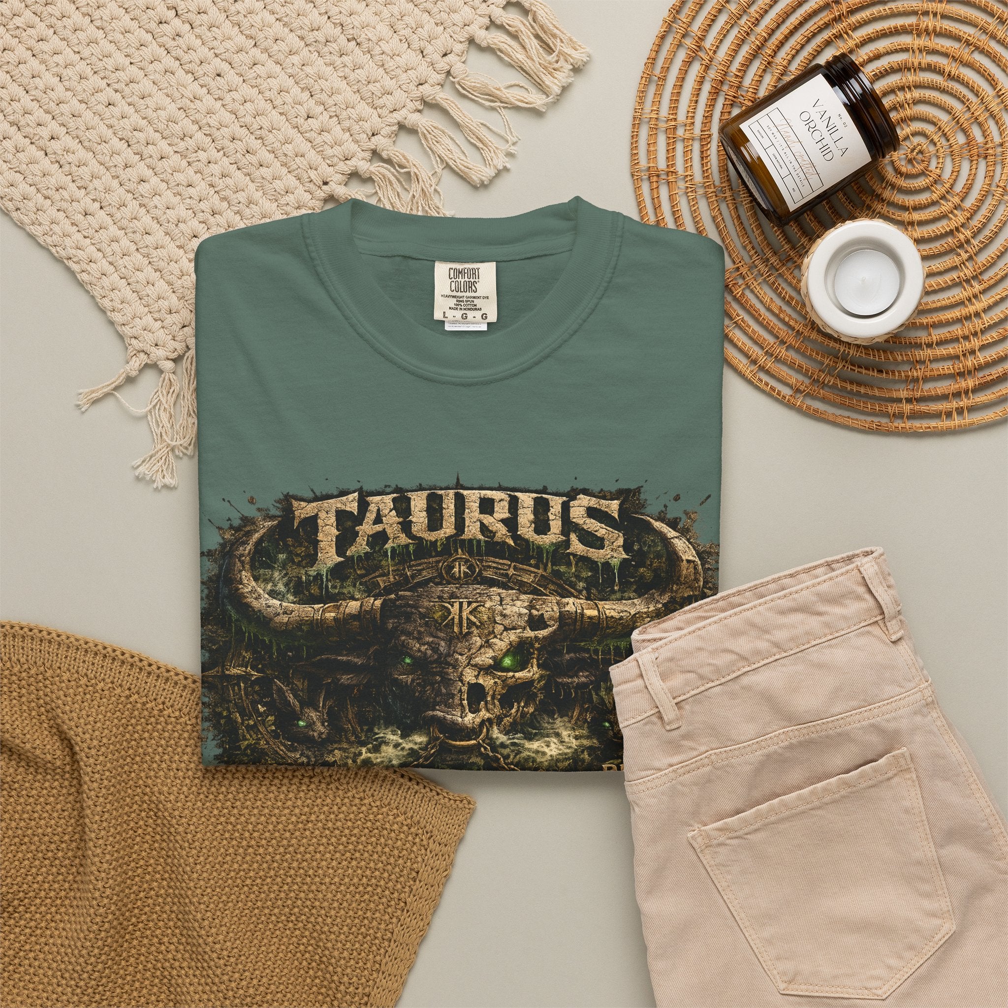 Taurus Zodiac T-Shirt — 'Built to Endure' Graphic Tee