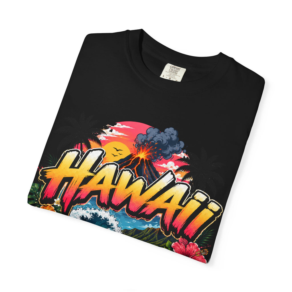 Hawaii Island Vibes T-Shirt — 'Island Time, Main Character Vibes' Tropical Tee