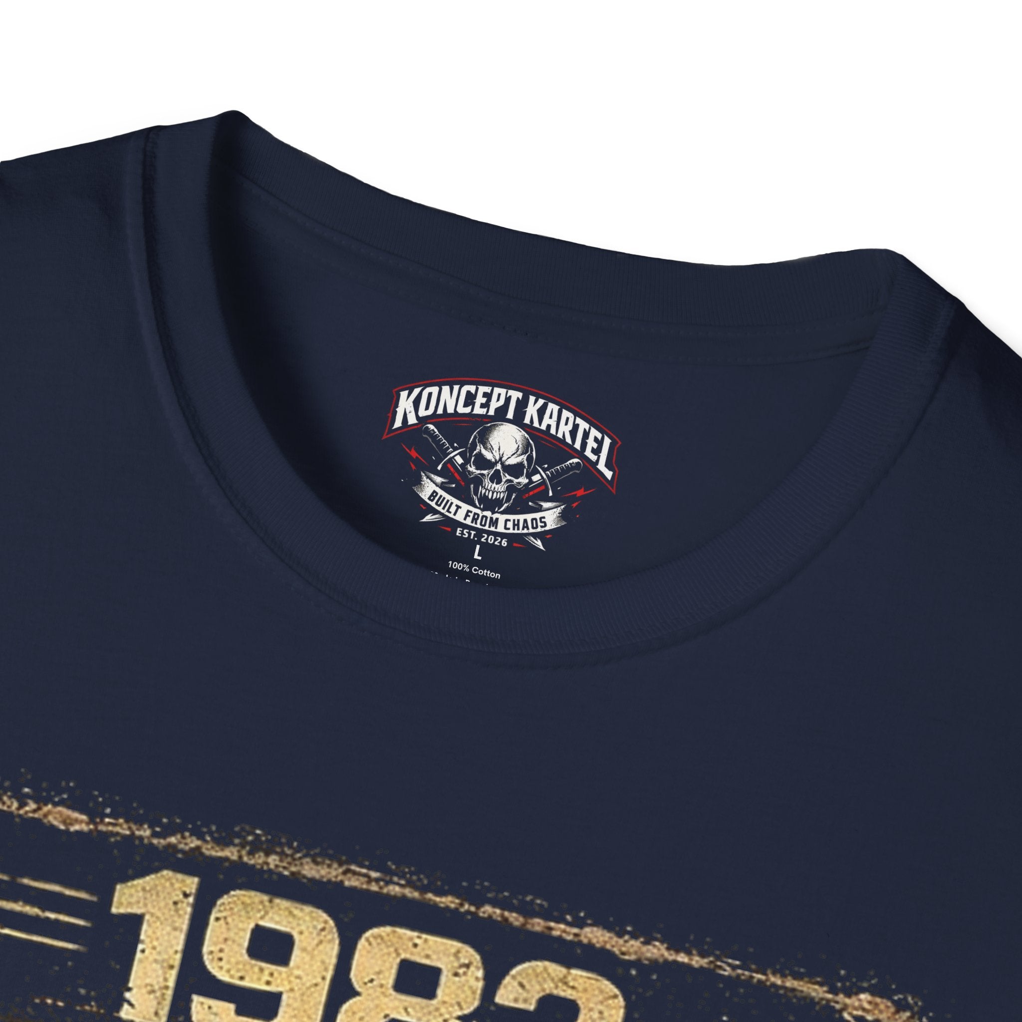 1982 Retro Radio T-Shirt — Vintage Cassette & Boombox Graphic Tee
