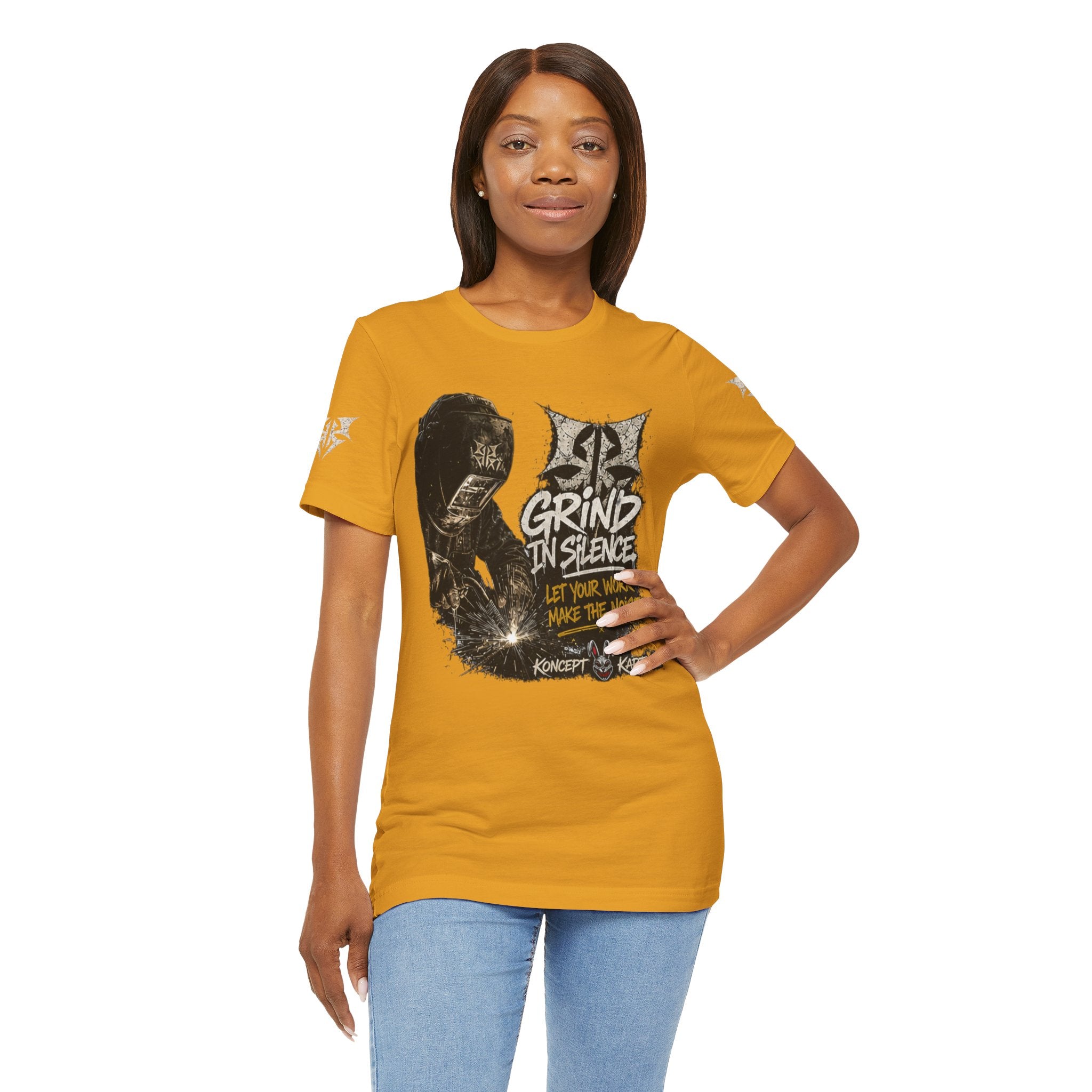 Grind in Silence Graphic Tee — "Let Your Work Make the Noise"