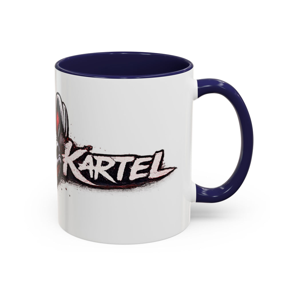 Dark Bunny Logo Accent Coffee Mug — 'Kartel' Graphic 11/15oz