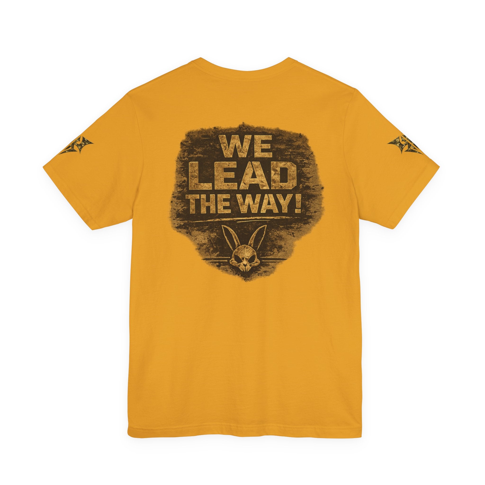 Army We Lead The Way Graphic Tee — Military Skull & Flag T-Shirt