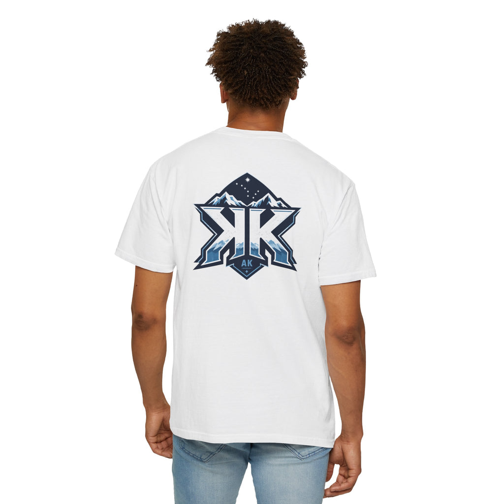 Alaska Moose Aurora Graphic T-Shirt — "Lower 48 Could Never"