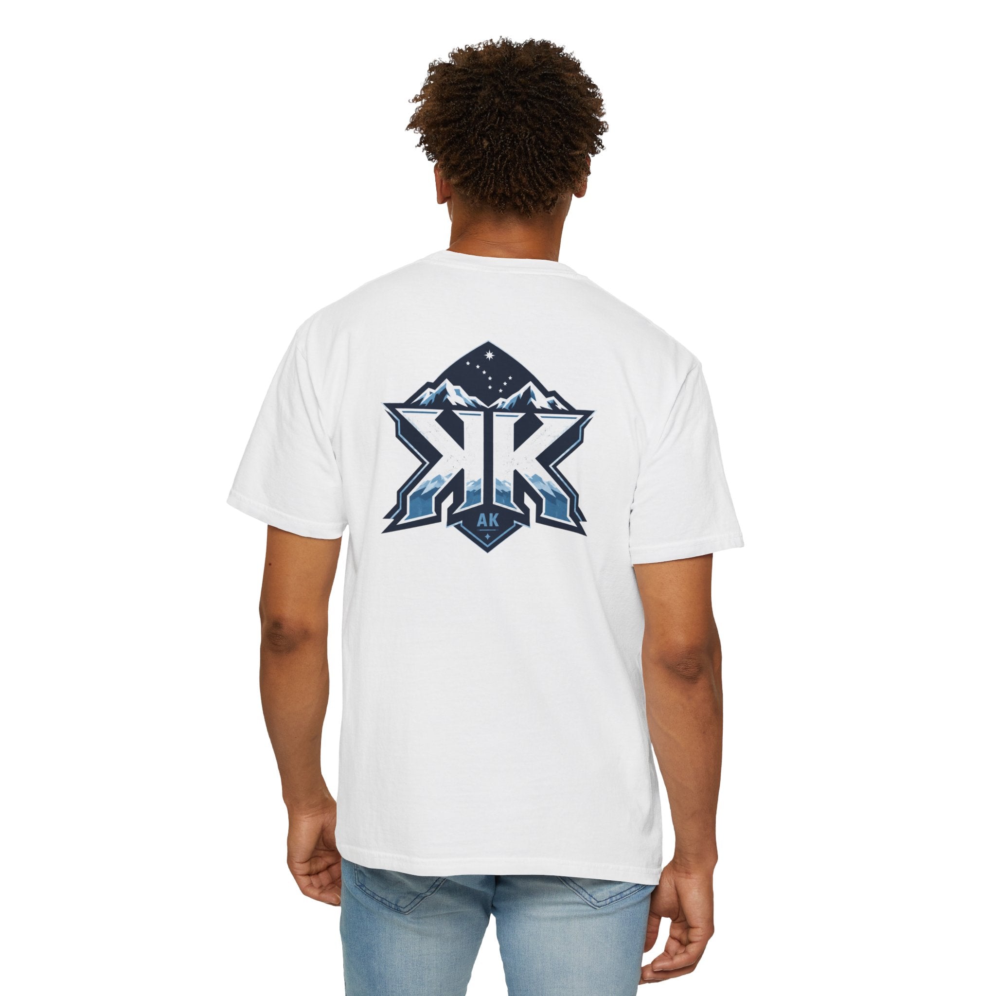 Alaska Moose Aurora Graphic T-Shirt — "Lower 48 Could Never"