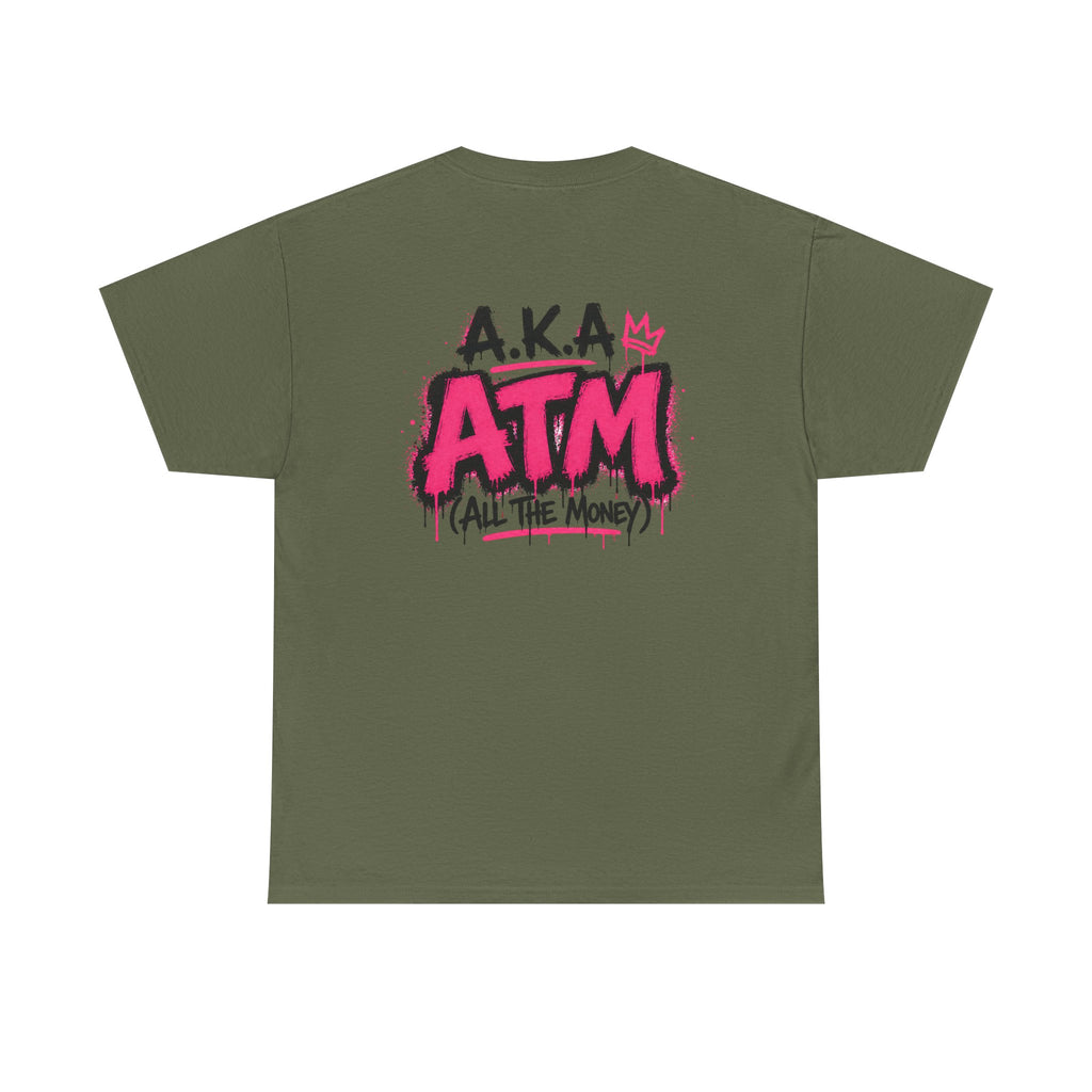 Mom Made of Money T-Shirt — 'A.K.A. ATM (All The Money)' Graphic Tee for Moms, Mother's Day Gift