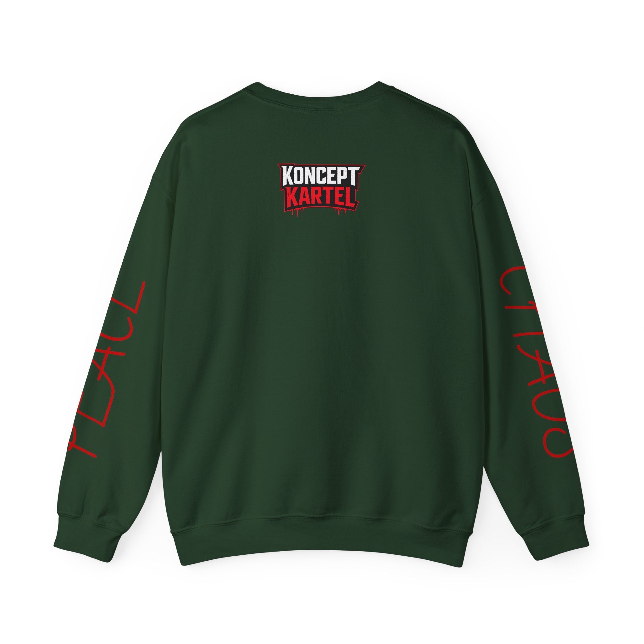 Horror Bunny Graphic Sweatshirt — "Koncept Kartel" Skull Rabbit Crewneck