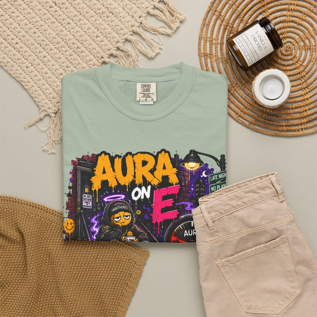 Aura On, Still Outside T-Shirt — Urban Graffiti Gaming Tee