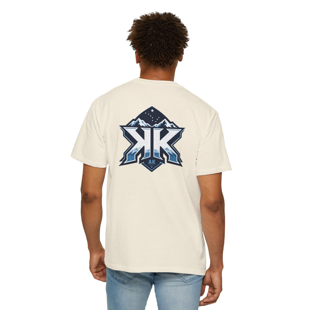 Alaska Moose Aurora Graphic T-Shirt — "Lower 48 Could Never"