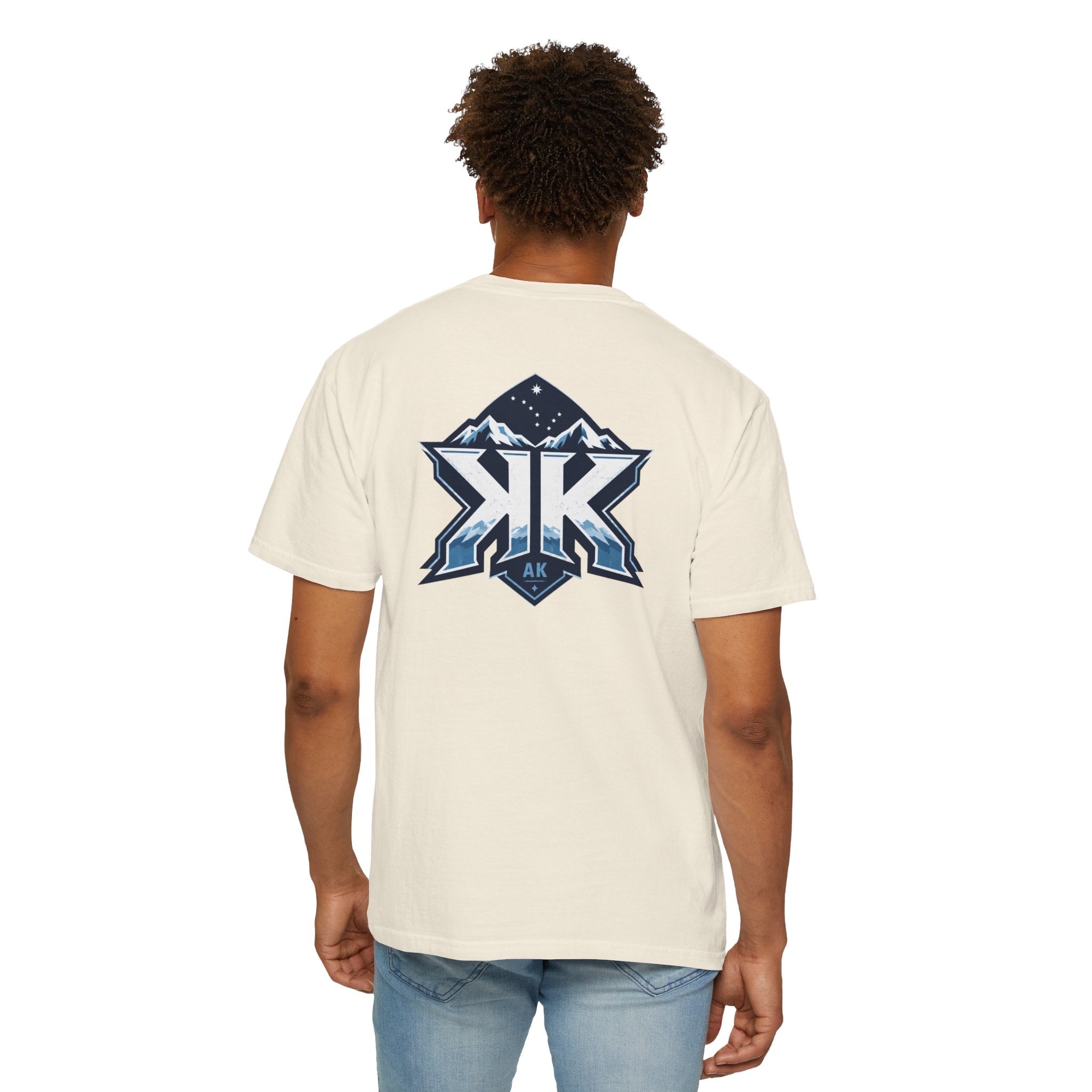 Alaska Moose Aurora Graphic T-Shirt — "Lower 48 Could Never"