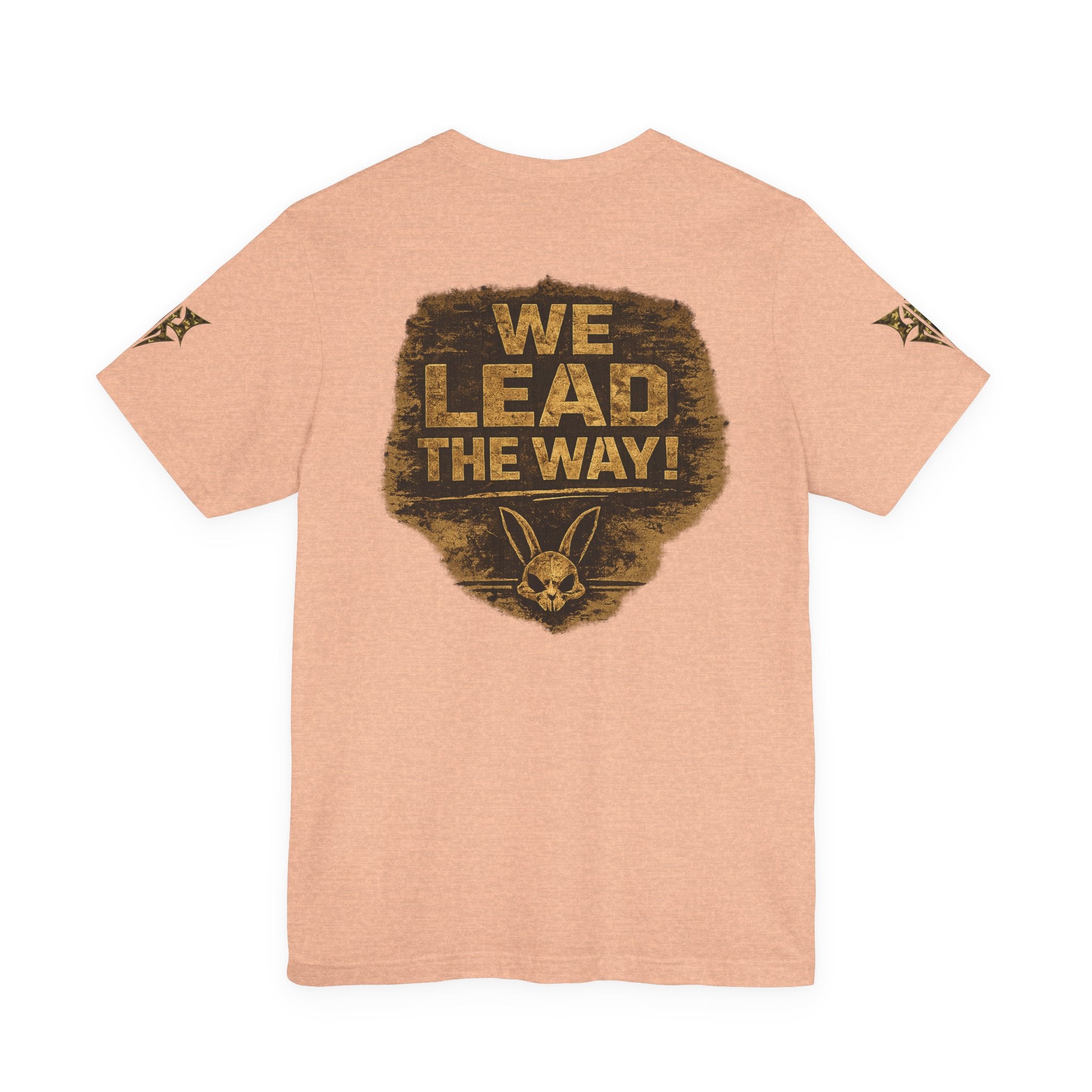 Army We Lead The Way Graphic Tee — Military Skull & Flag T-Shirt