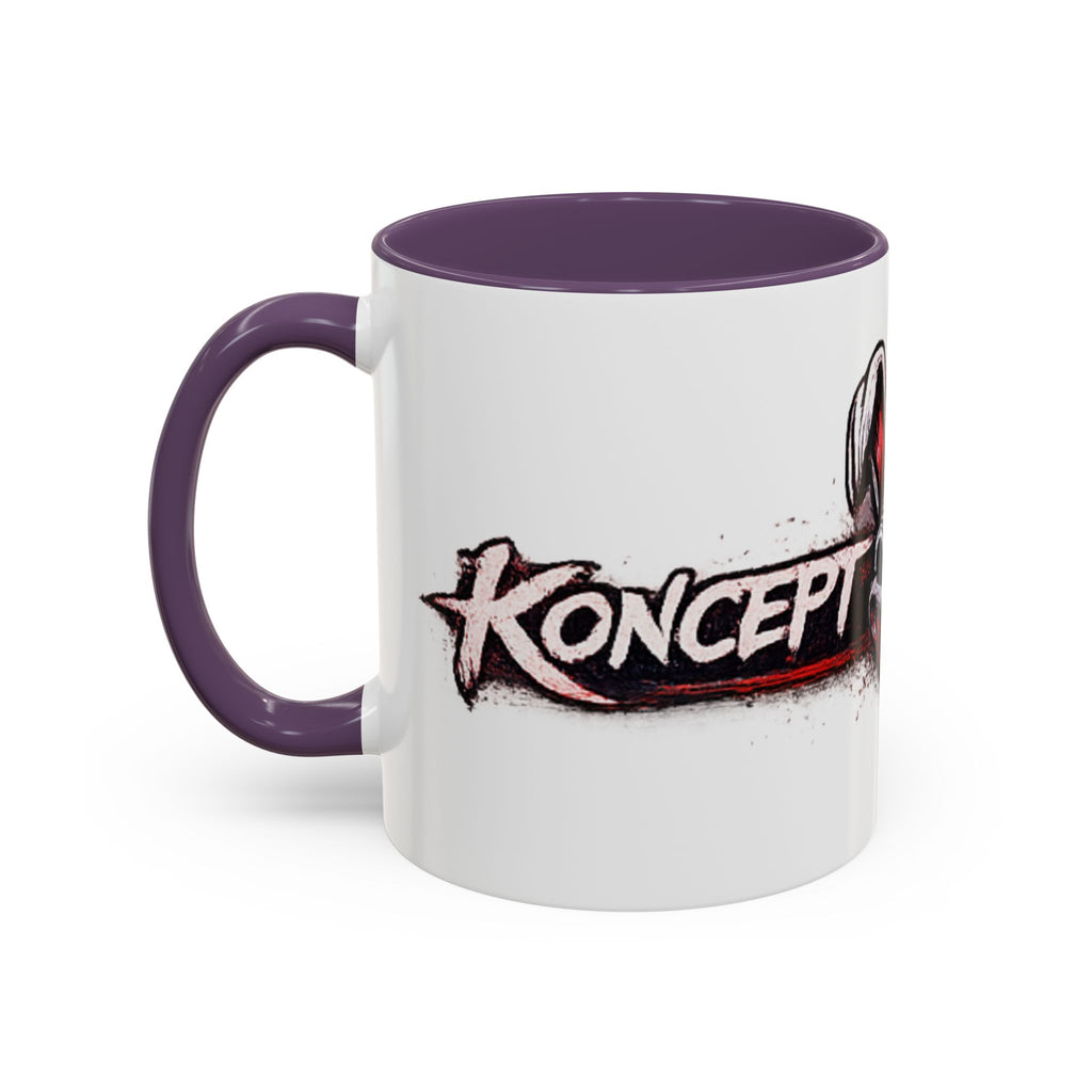 Dark Bunny Logo Accent Coffee Mug — 'Kartel' Graphic 11/15oz