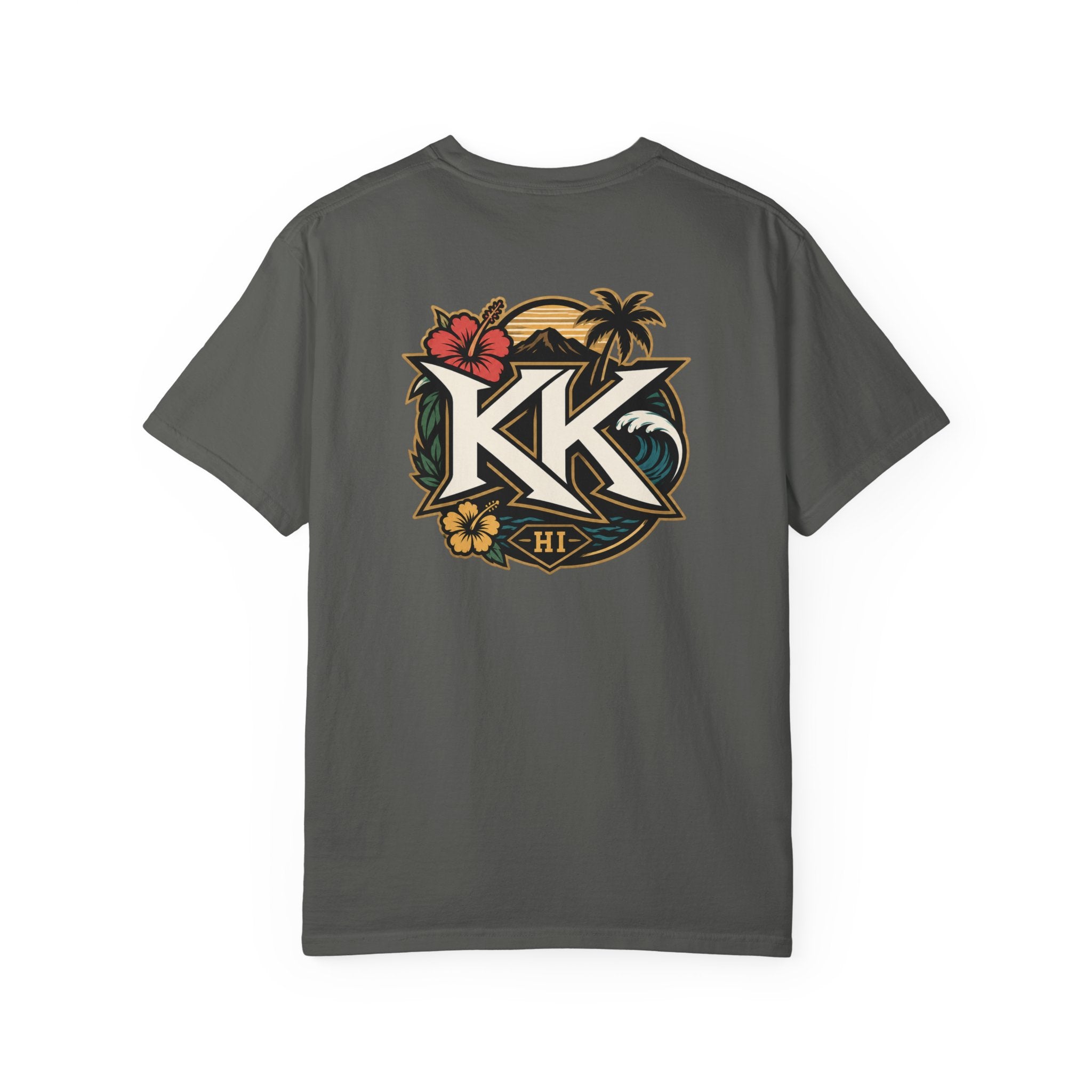 Hawaii Island Vibes T-Shirt — 'Island Time, Main Character Vibes' Tropical Tee