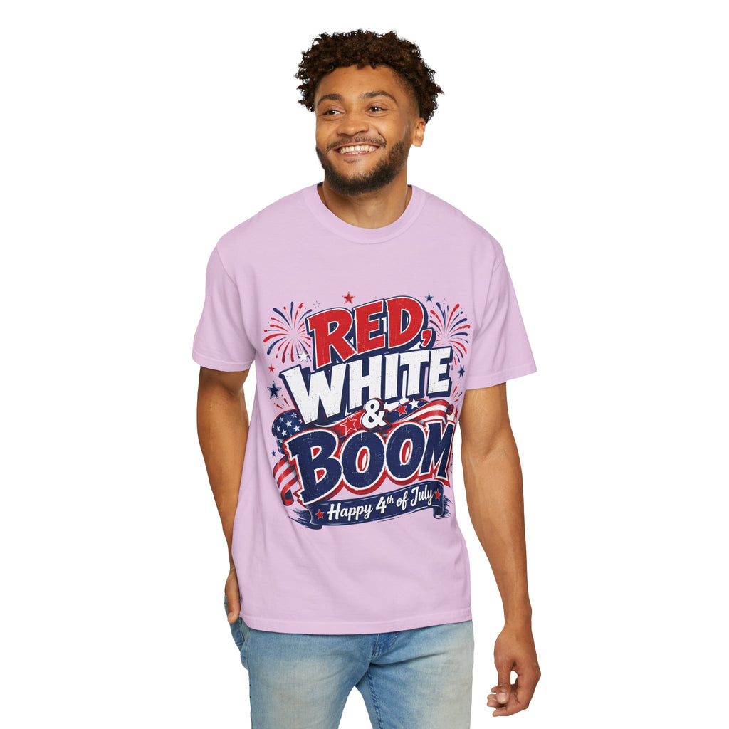 Red, White & Boom 4th of July T-Shirt