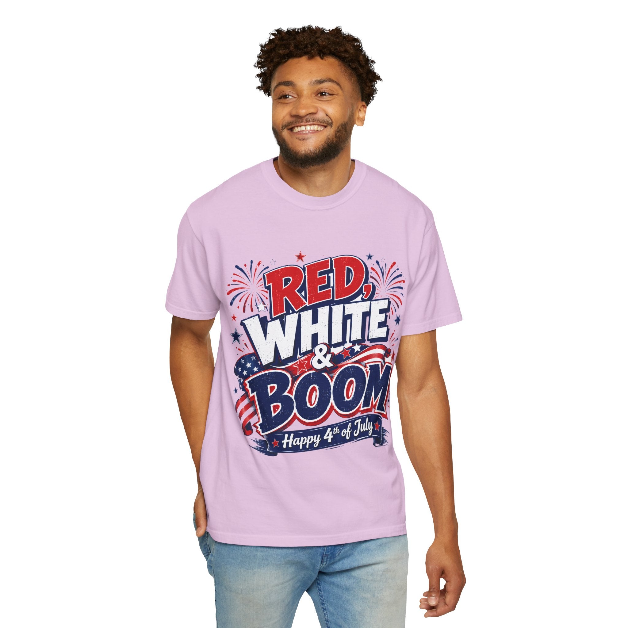 Red, White & Boom 4th of July T-Shirt