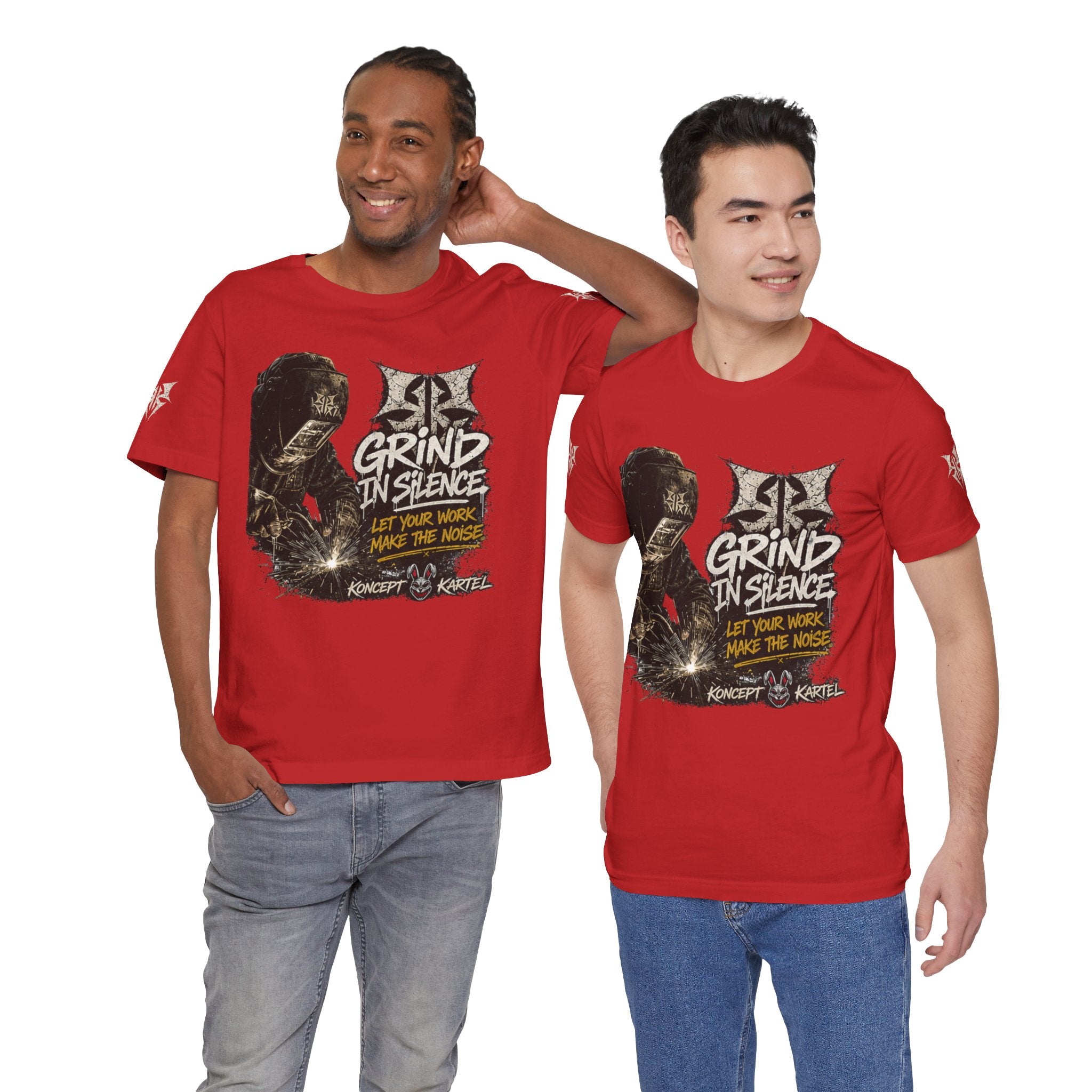 Grind in Silence Graphic Tee — "Let Your Work Make the Noise"