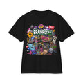 Brainrot Blvd Graphic Tee — Neon Graffiti Street Art T-Shirt