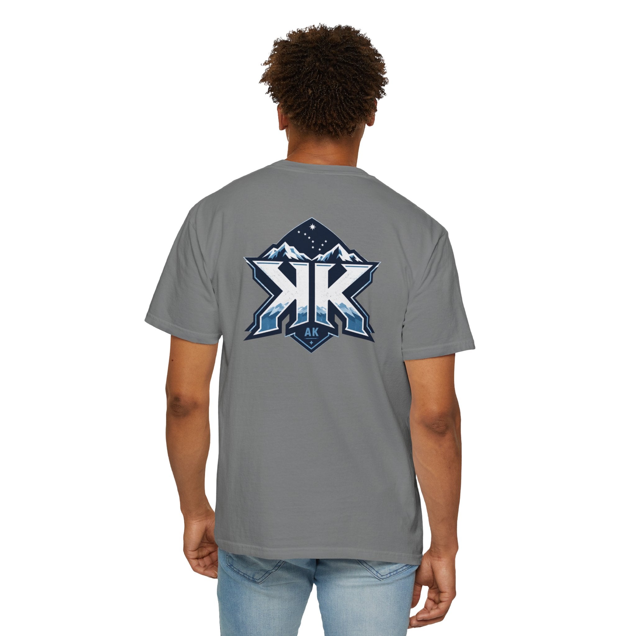 Alaska Moose Aurora Graphic T-Shirt — "Lower 48 Could Never"