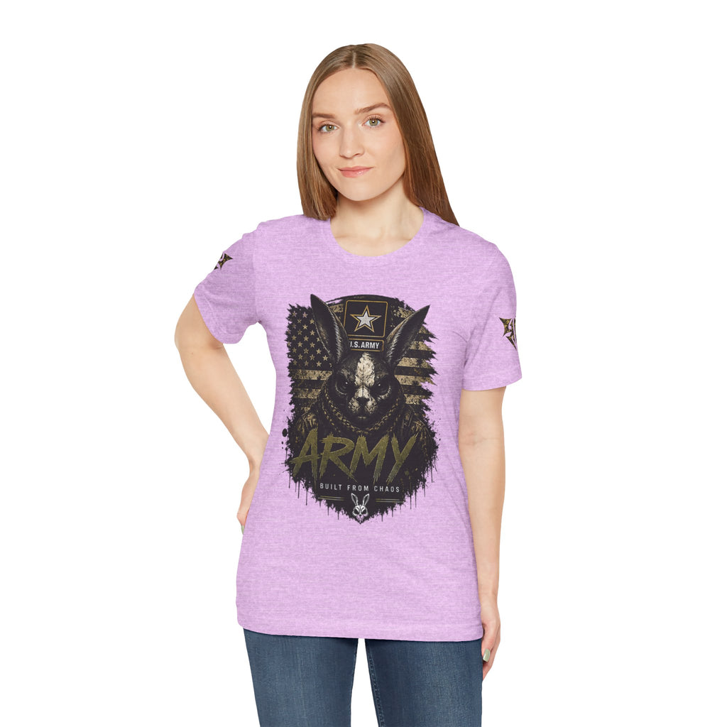 Army We Lead The Way Graphic Tee — Military Skull & Flag T-Shirt