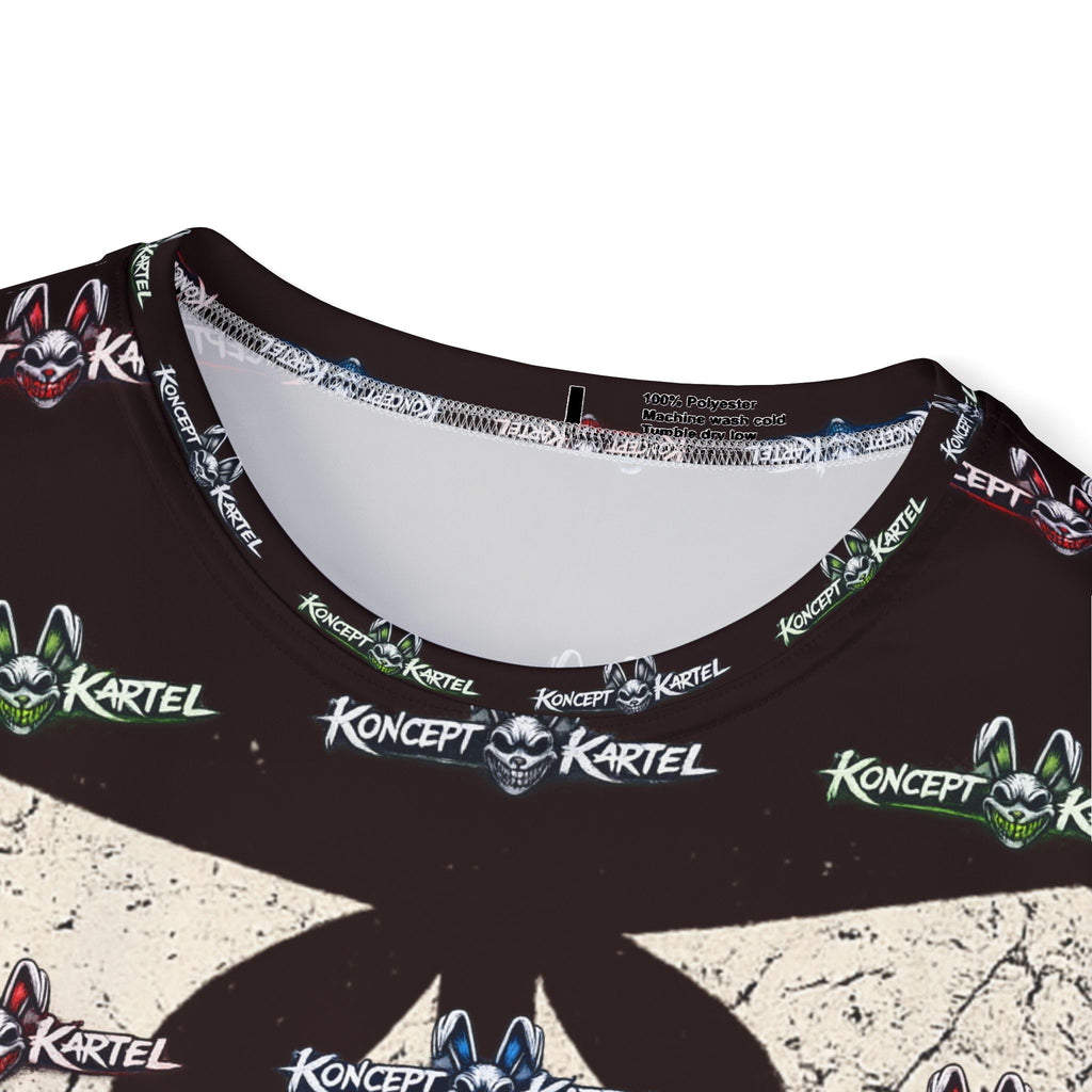 Men's Graphic Jersey — Scary Bunny Skull All-Over Print