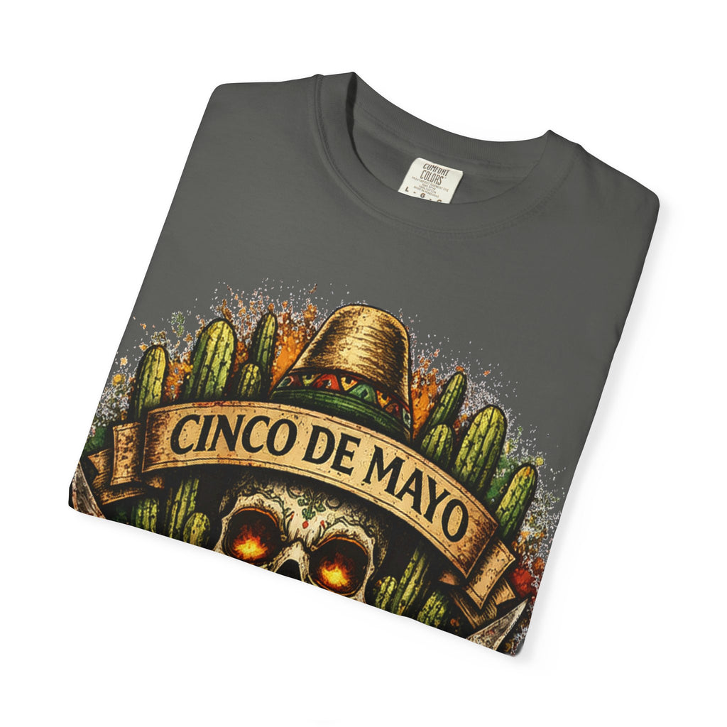 Cinco de Mayo Skull T-Shirt — Mexican Fiesta Graphic Tee