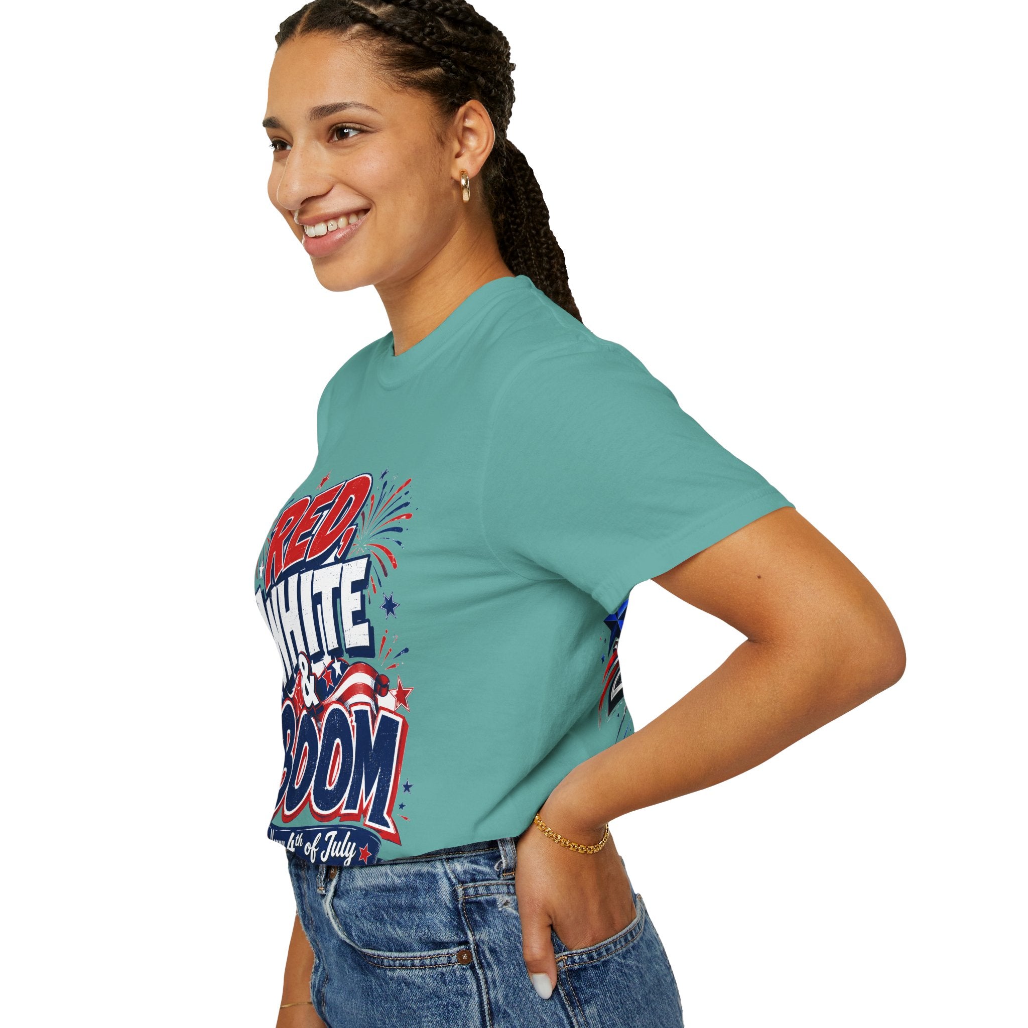 Red, White & Boom 4th of July T-Shirt