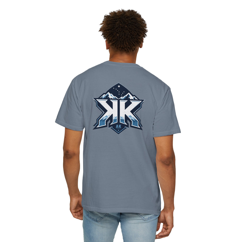 Alaska Moose Aurora Graphic T-Shirt — "Lower 48 Could Never"