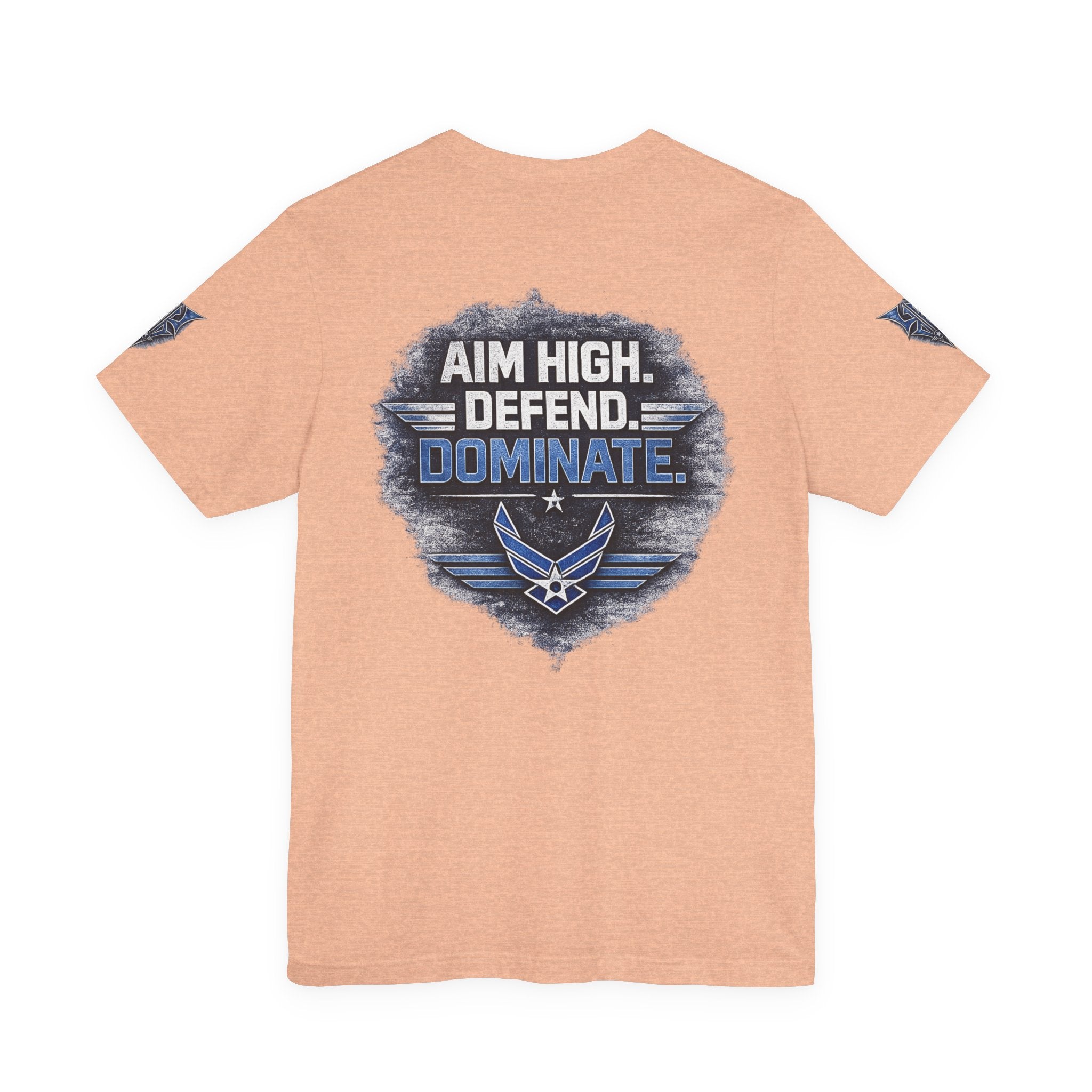 Air Force Pilot Mask Tee — "Air Force Above All" Military Aviation T-Shirt