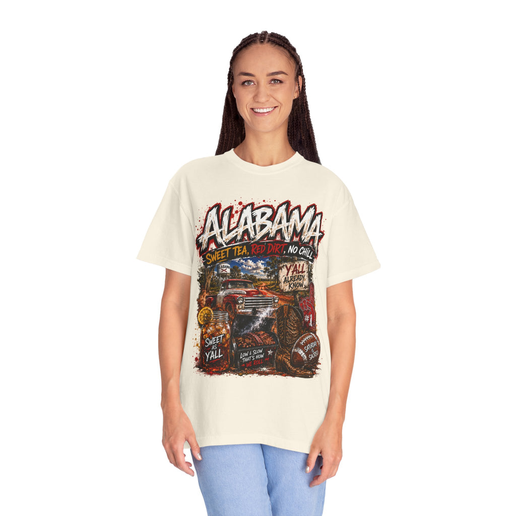Alabama Vintage Truck T-Shirt — Sweet Tea, No Chill Graphic Tee