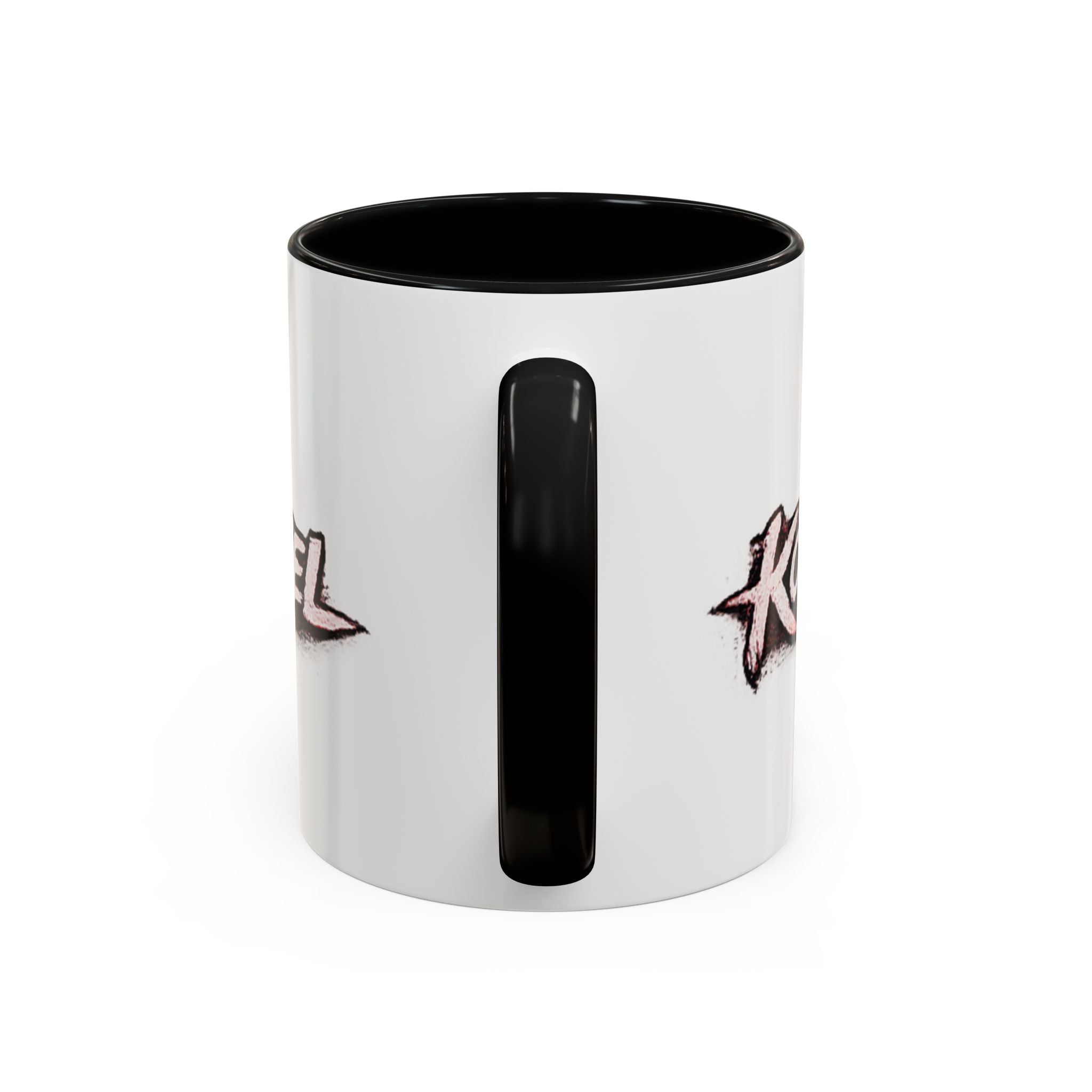 Dark Bunny Logo Accent Coffee Mug — 'Kartel' Graphic 11/15oz