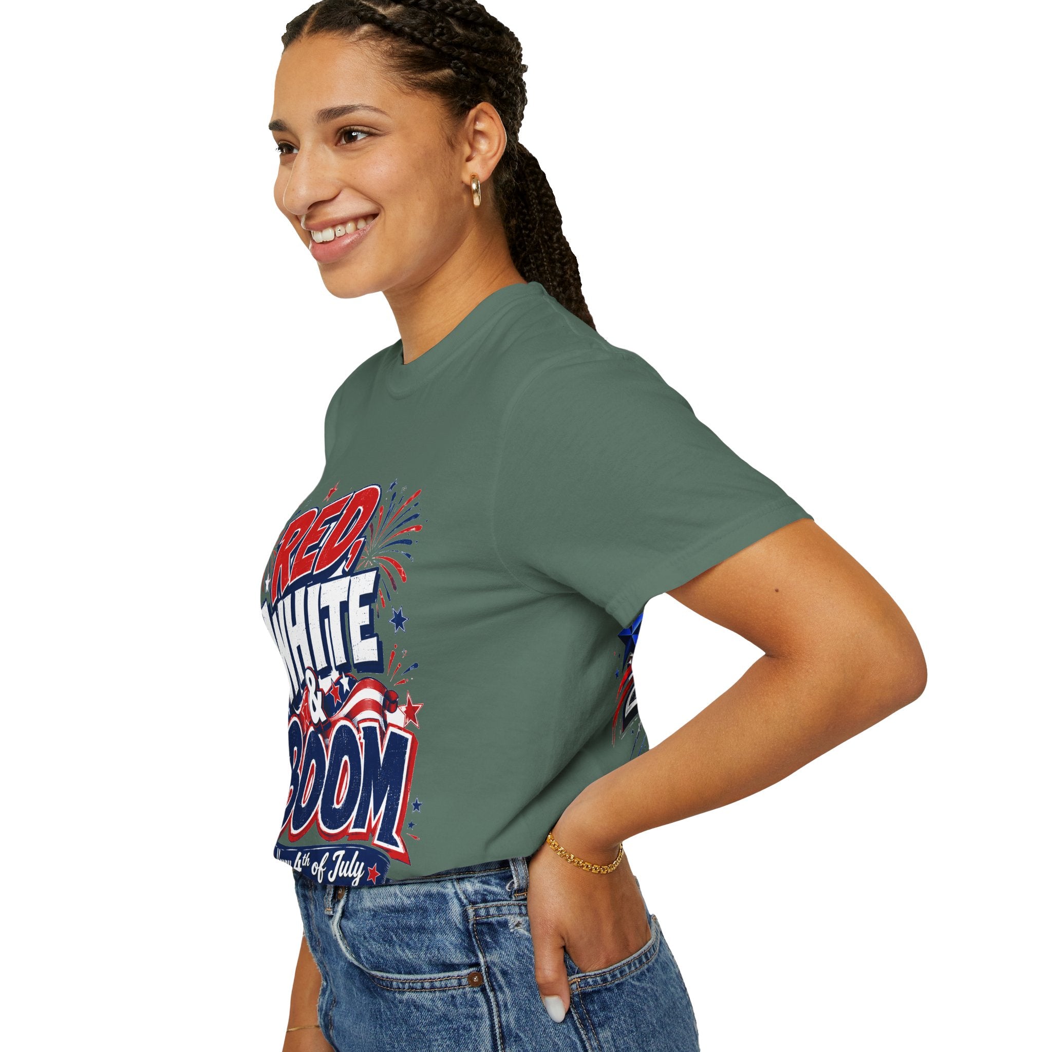 Red, White & Boom 4th of July T-Shirt