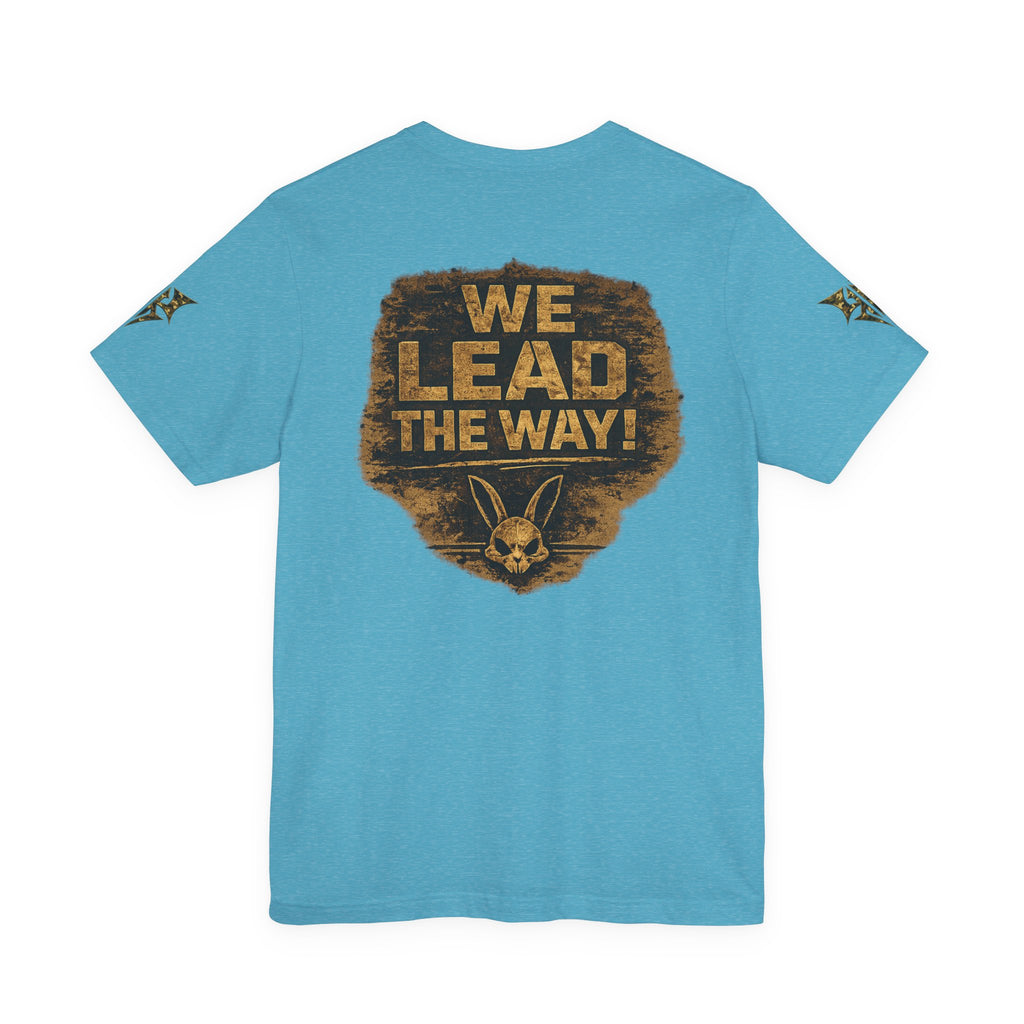 Army We Lead The Way Graphic Tee — Military Skull & Flag T-Shirt