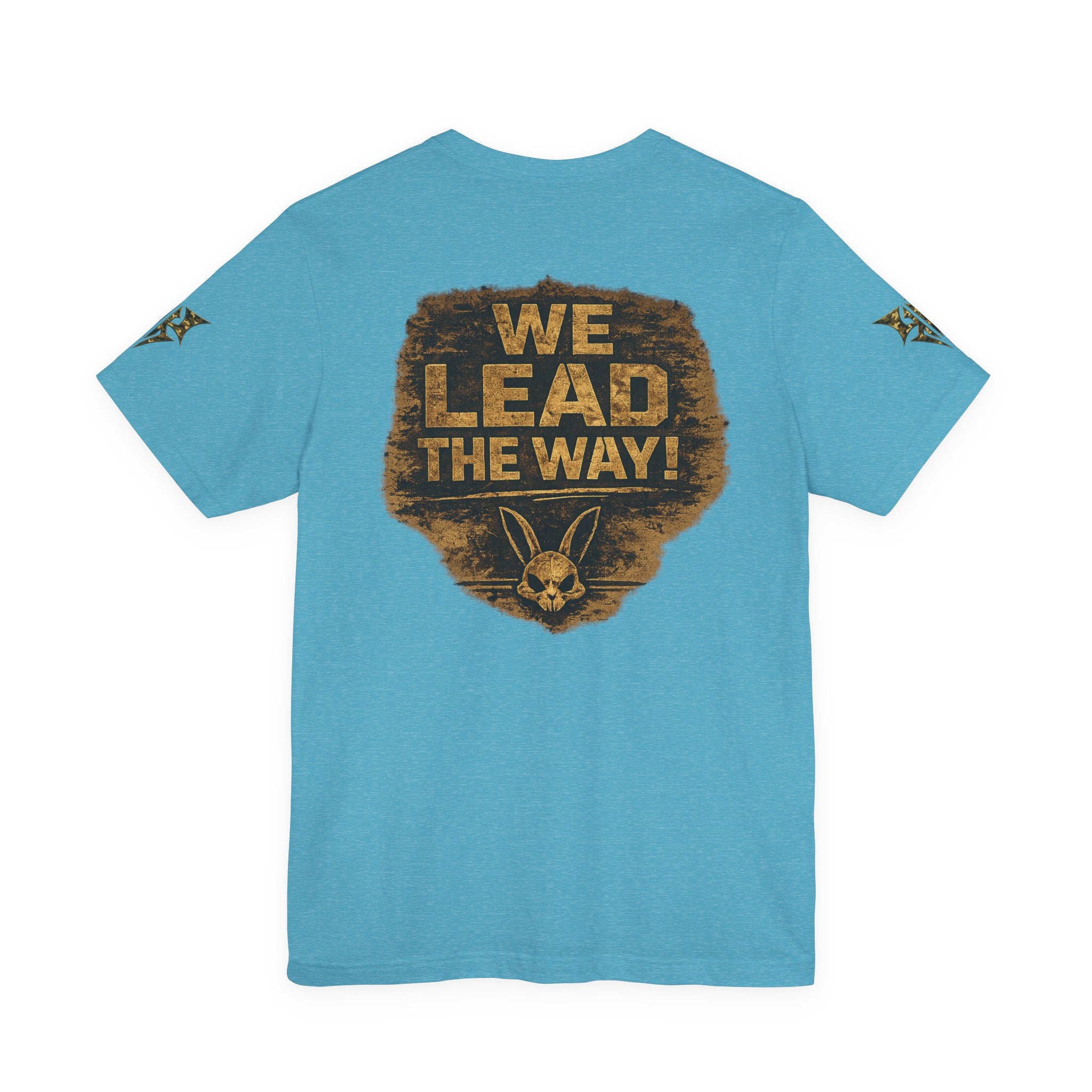 Army We Lead The Way Graphic Tee — Military Skull & Flag T-Shirt